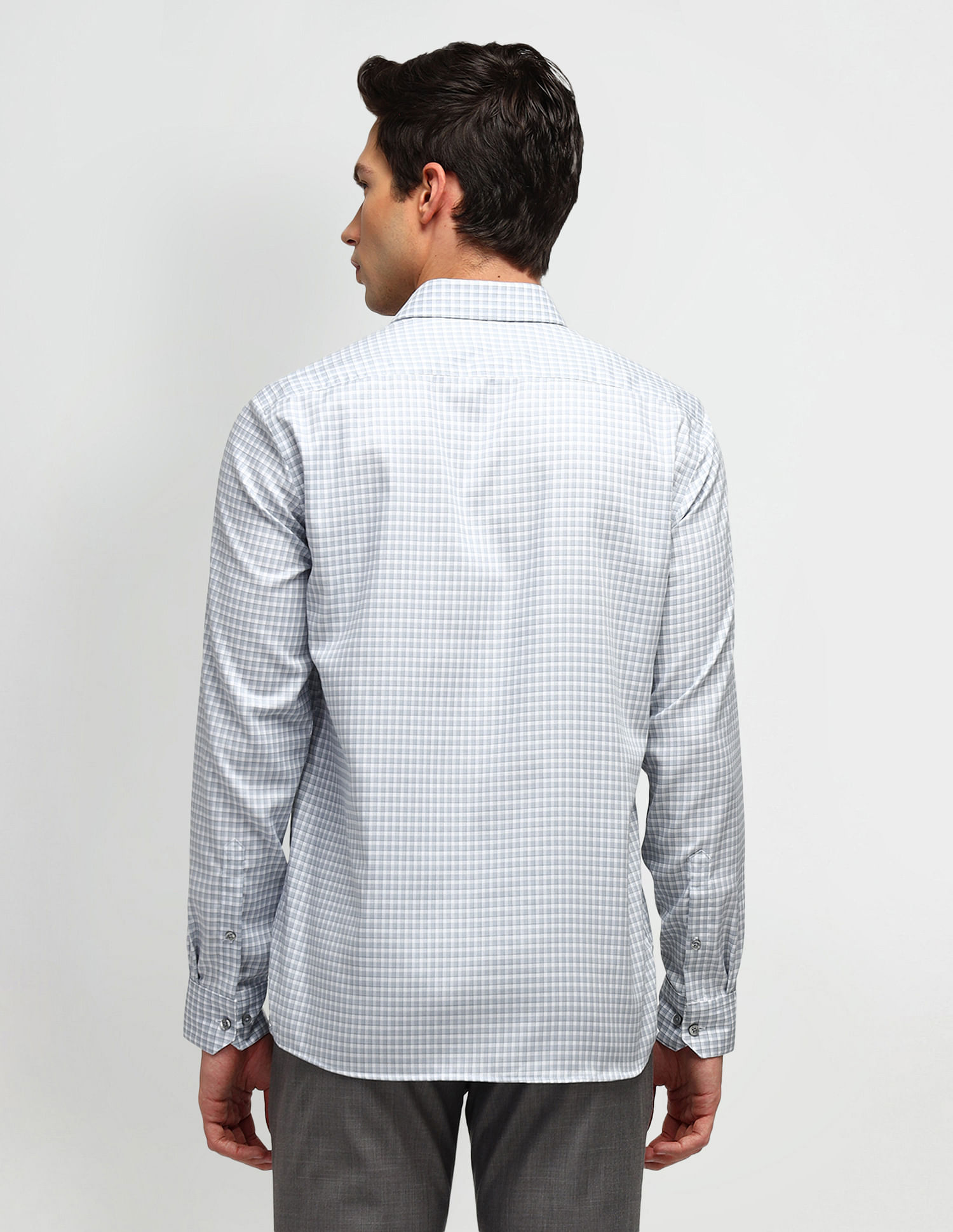 Arrow Slim Fit All-Over Pattern Shirt