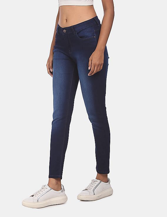 Flying Machine Women Stone Wash Veronica Skinny Fit Jeans