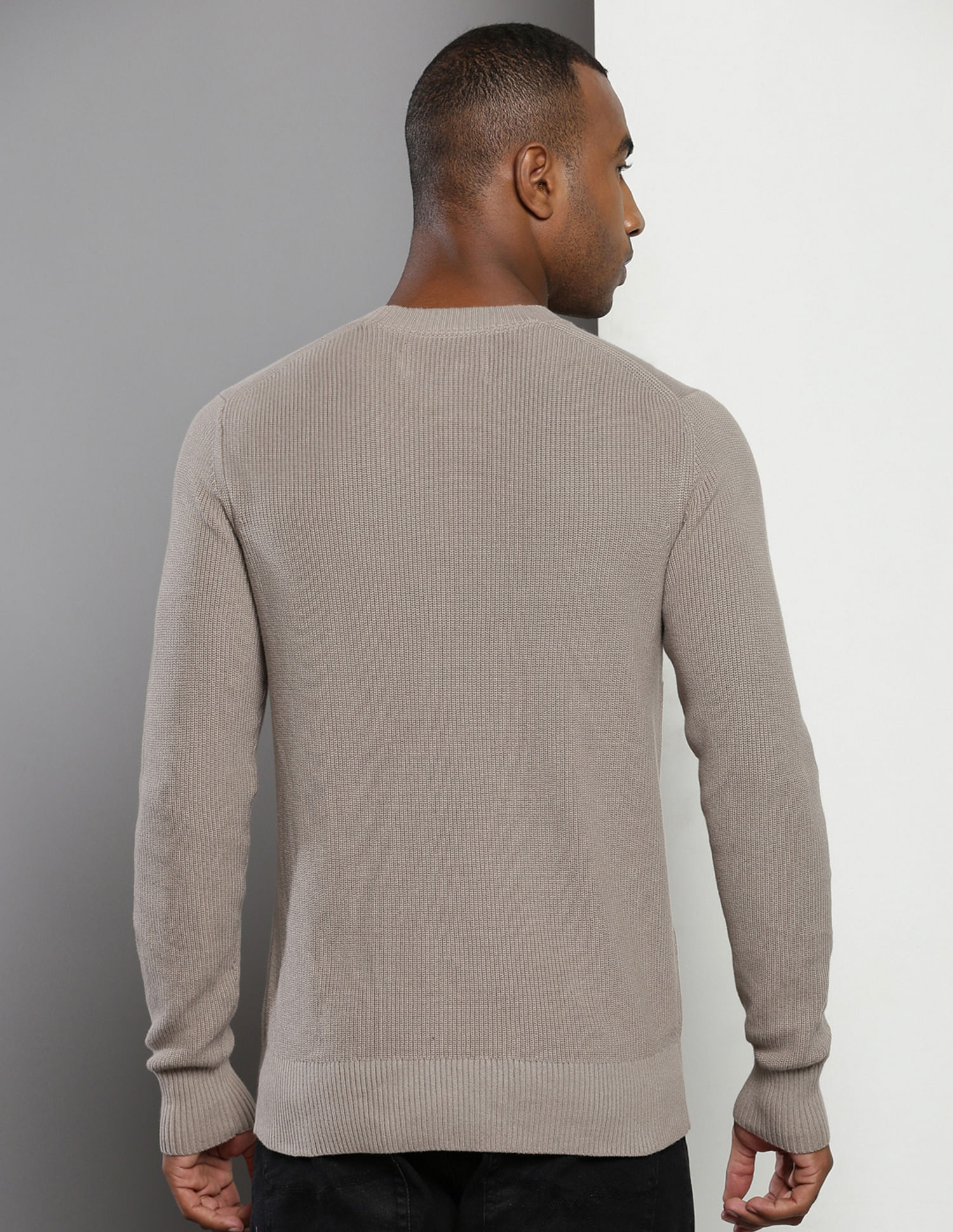Calvin Klein Monogram Colour Block Sweater