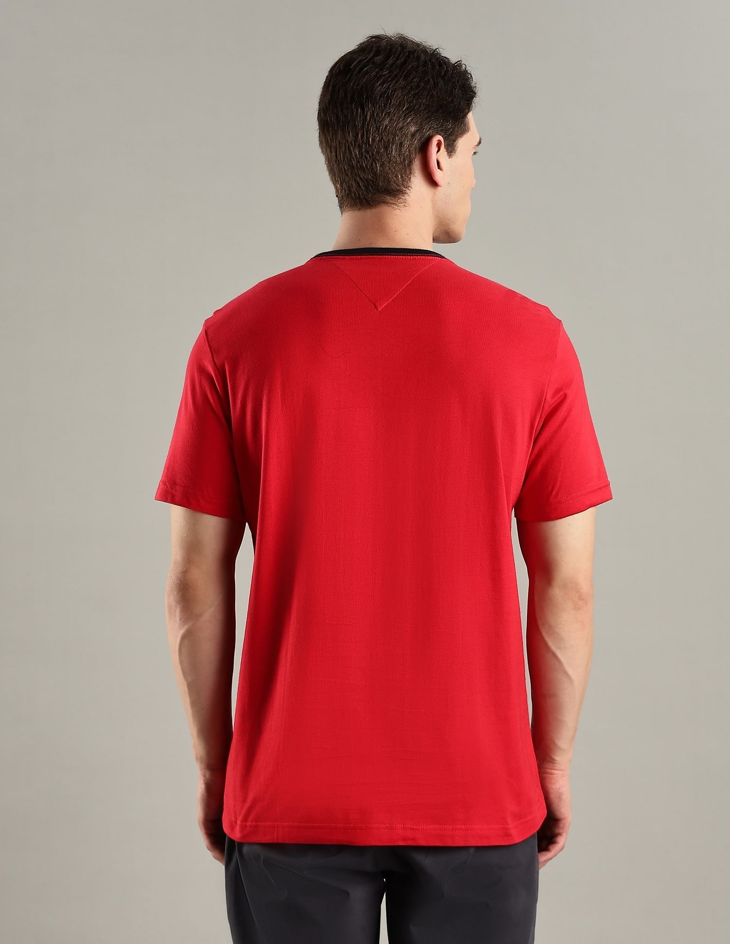 Tommy Hilfiger Embroidered Logo Regular-Fit Cotton T-Shirt