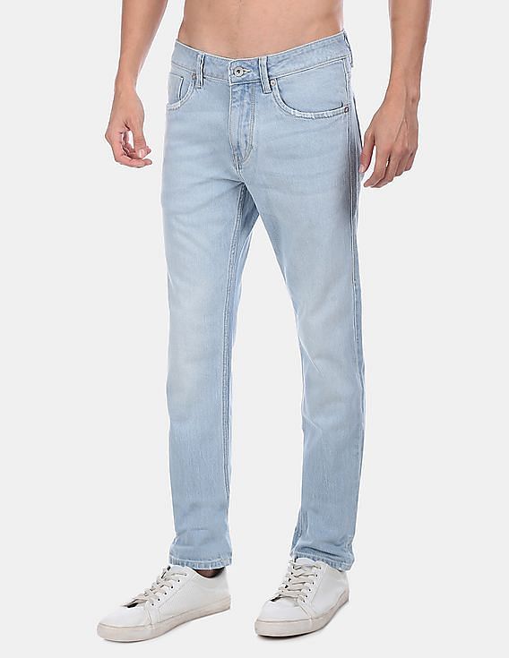 flying machine slim men light blue jeans