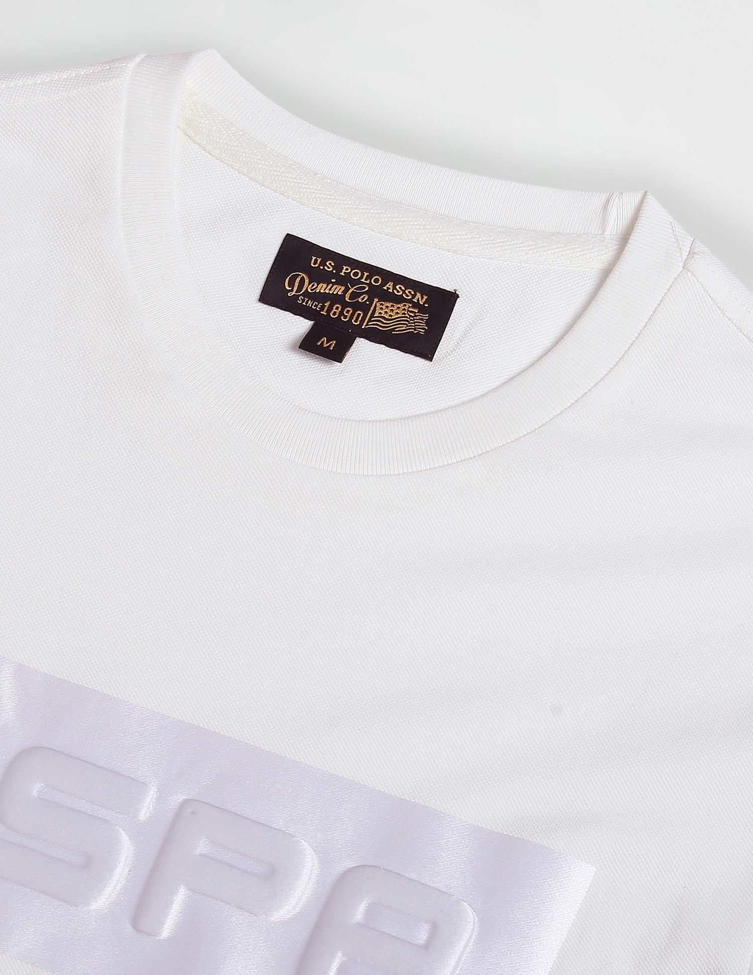 U.S. Polo Assn. Denim Co. Brand Print Cotton T-Shirt