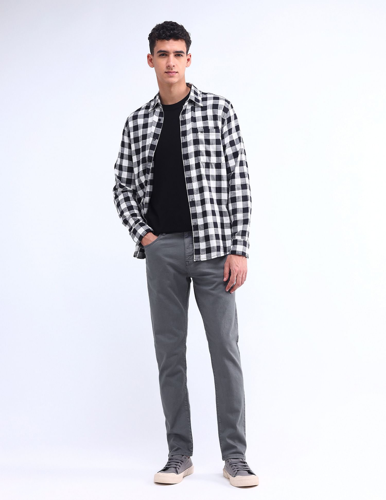 Flying Machine F-Lite Slash Slim Tapered Jeans