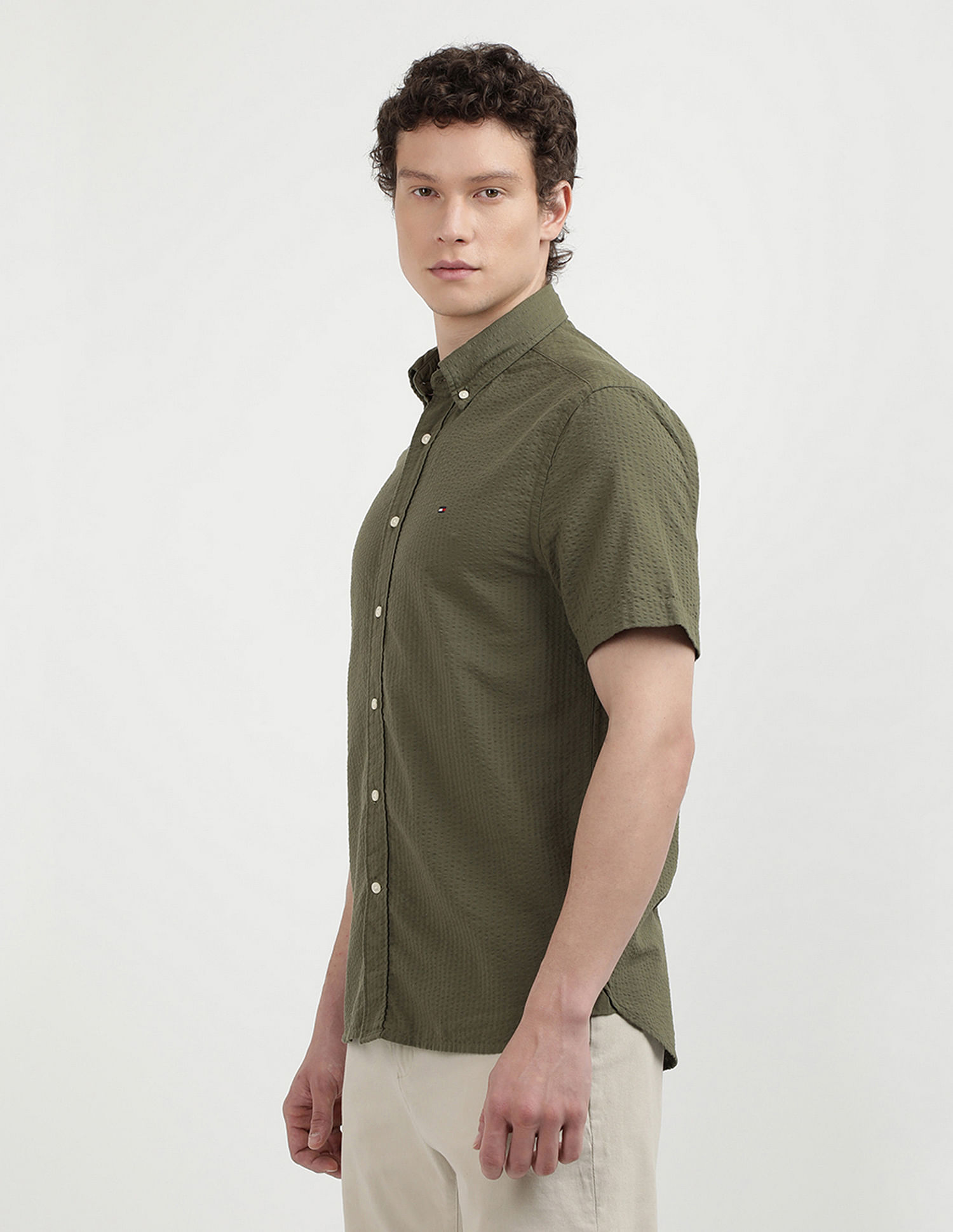 Tommy Hilfiger Seersucker Regular Shirt