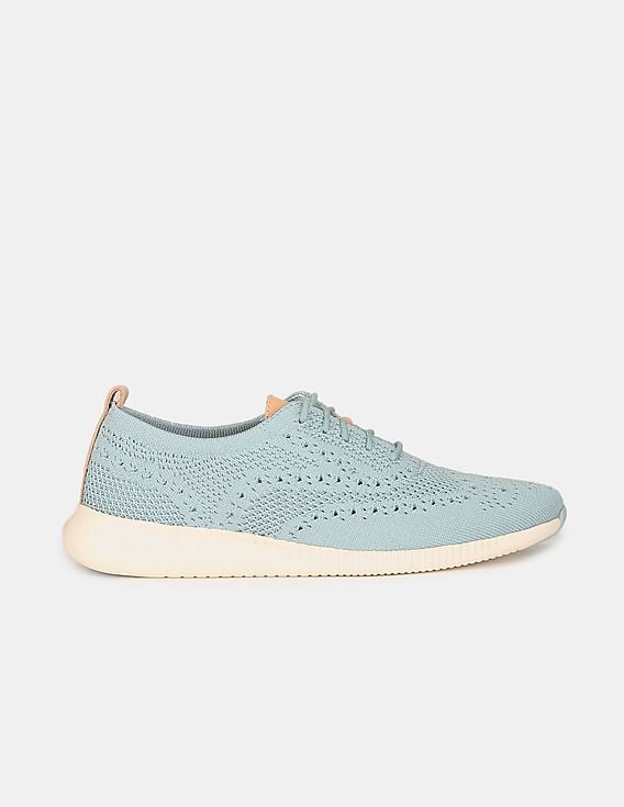 Buy Cole Haan Women Mint Blue 2.ZERØGRAND Wingtip Oxfords  display picture 3