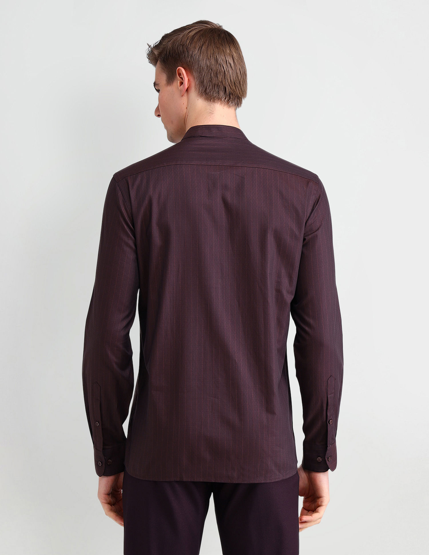 Arrow Vertical Striped Dobby Shirt