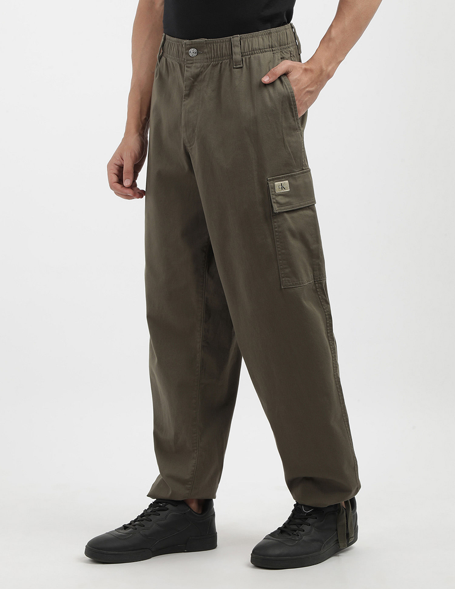 Calvin Klein Jeans Straight Fit Solid Cargo