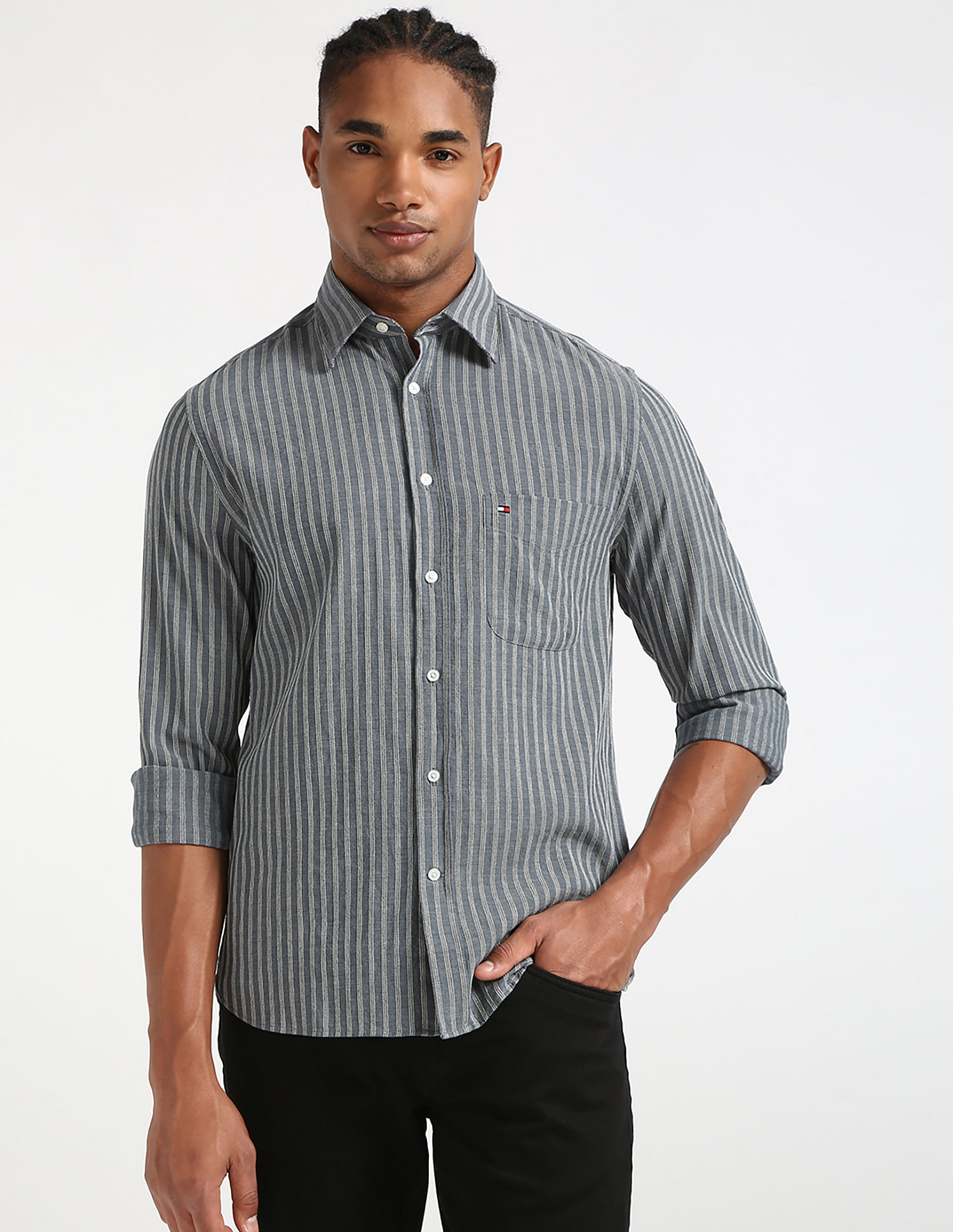 Tommy Hilfiger Brushed Textured Regular Fit Shirt