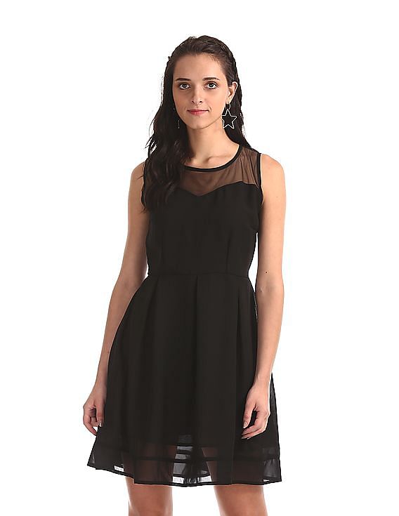 U.S. Polo Assn. Women Cowl Neck Sheath Dress