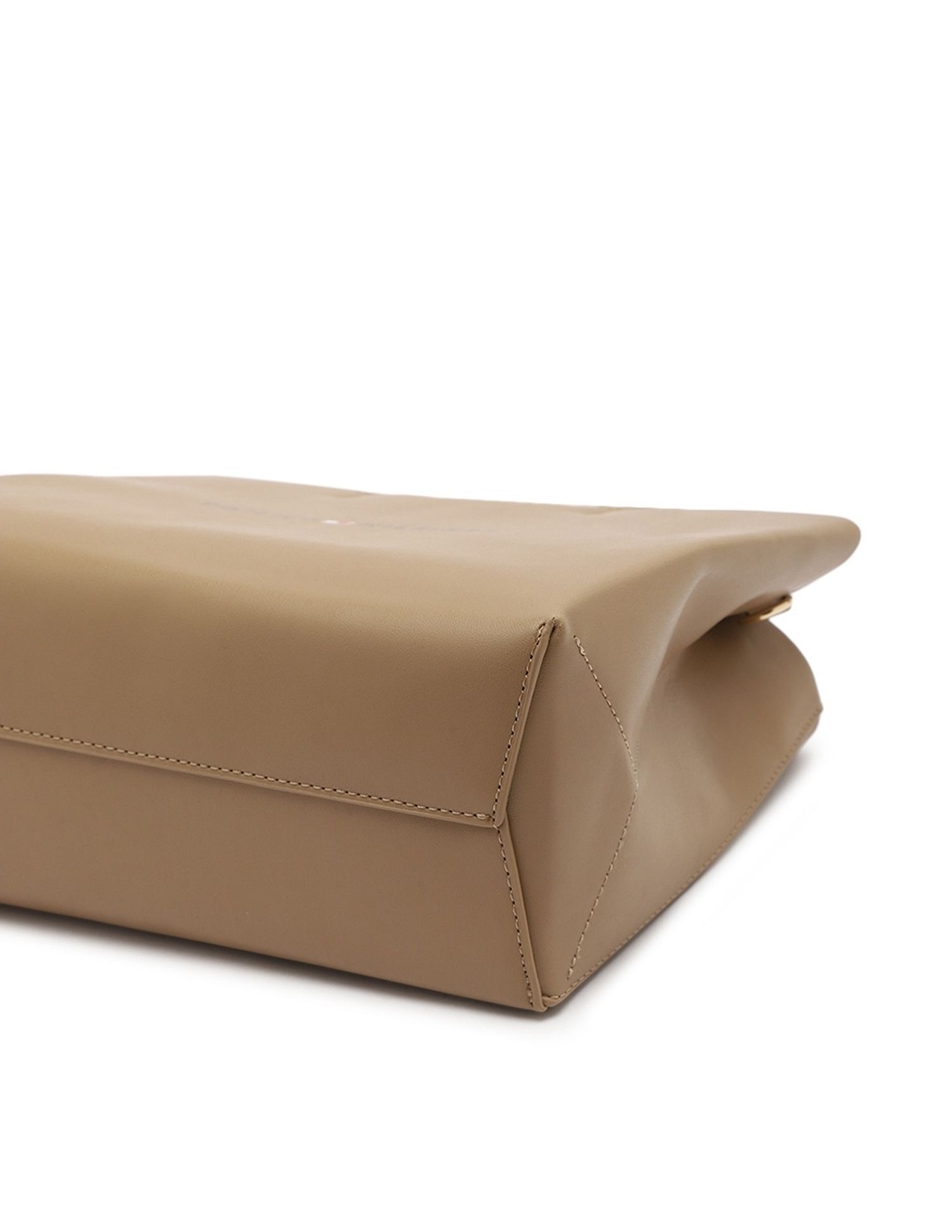 Tommy Hilfiger Logo Khaki Pu Handbags