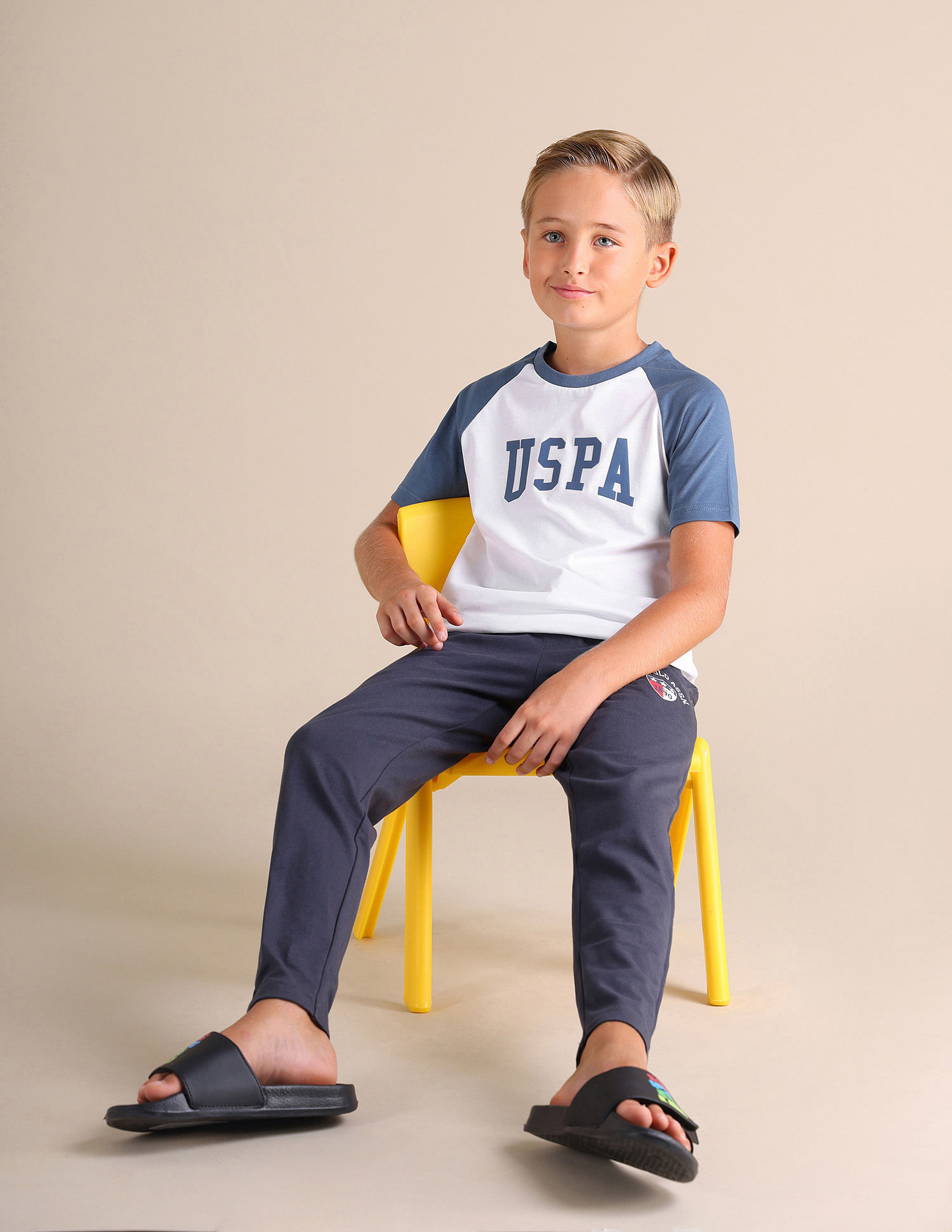 USPA Innerwear Boys Raglan Sleeve LKE01 Lounge T-Shirt - Pack Of 1