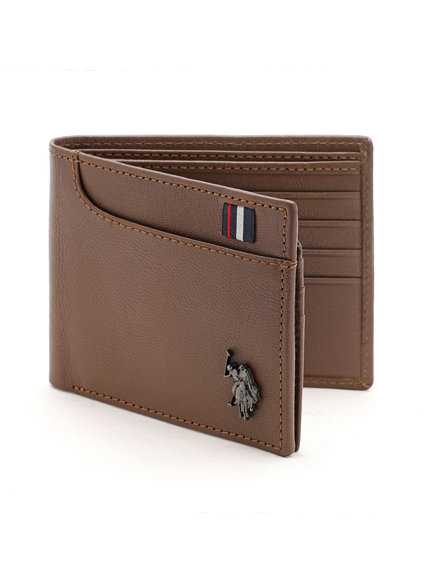 U.S. Polo Assn. Bi-Fold Textured Wallet
