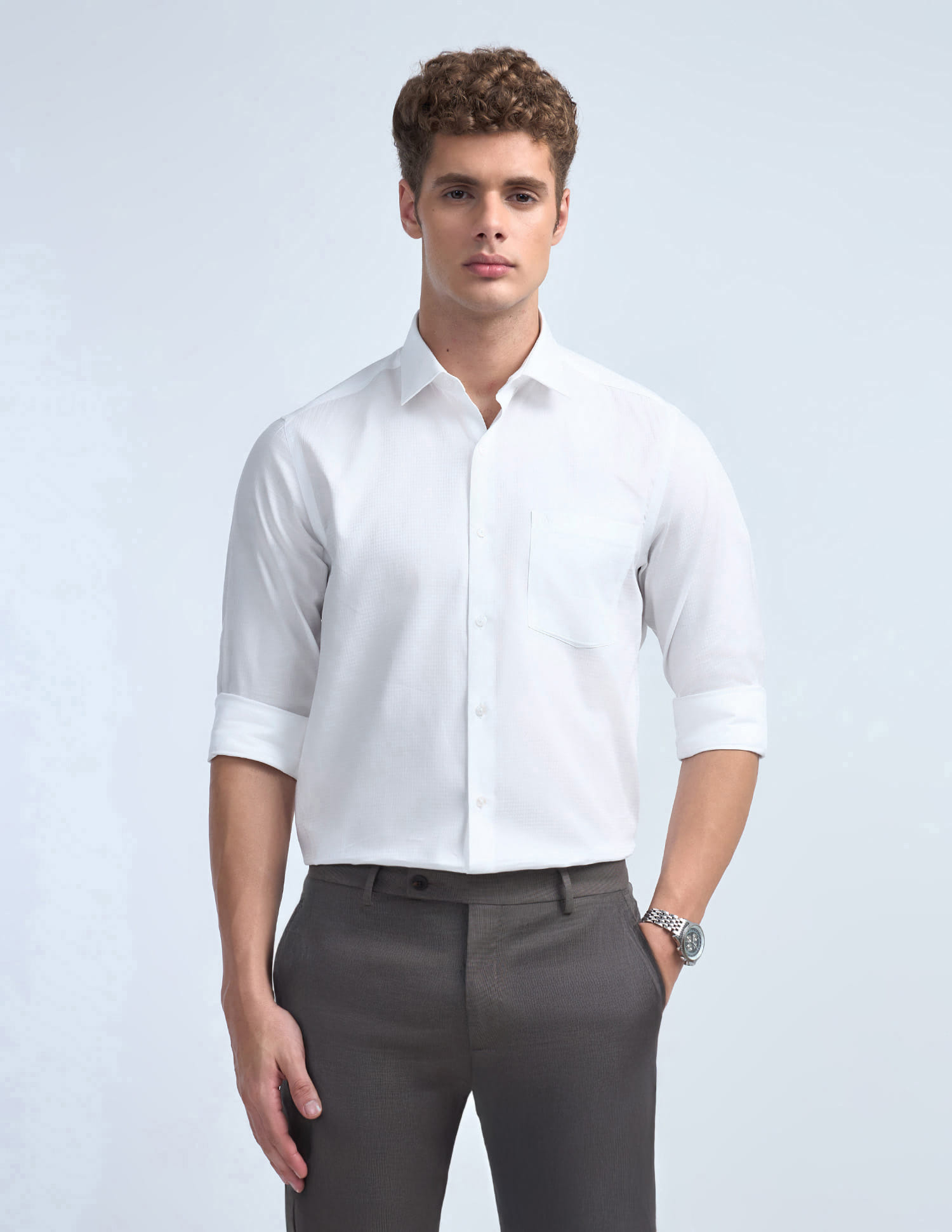 Buy Arrow Liberty Classic Fit Dobby Iconics Shirt - NNNOW.com