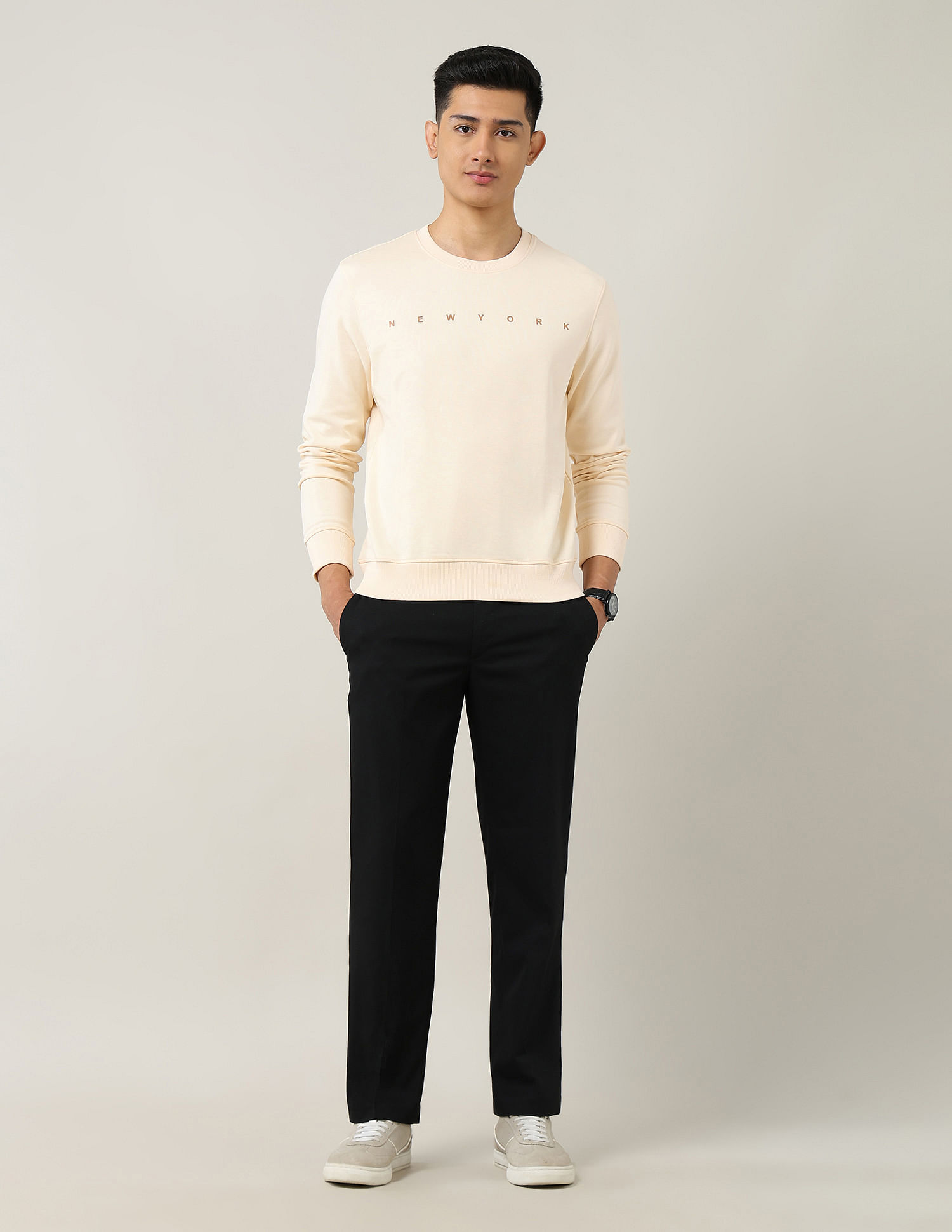 Arrow Sport Regular Fit Printed Sweatshirt