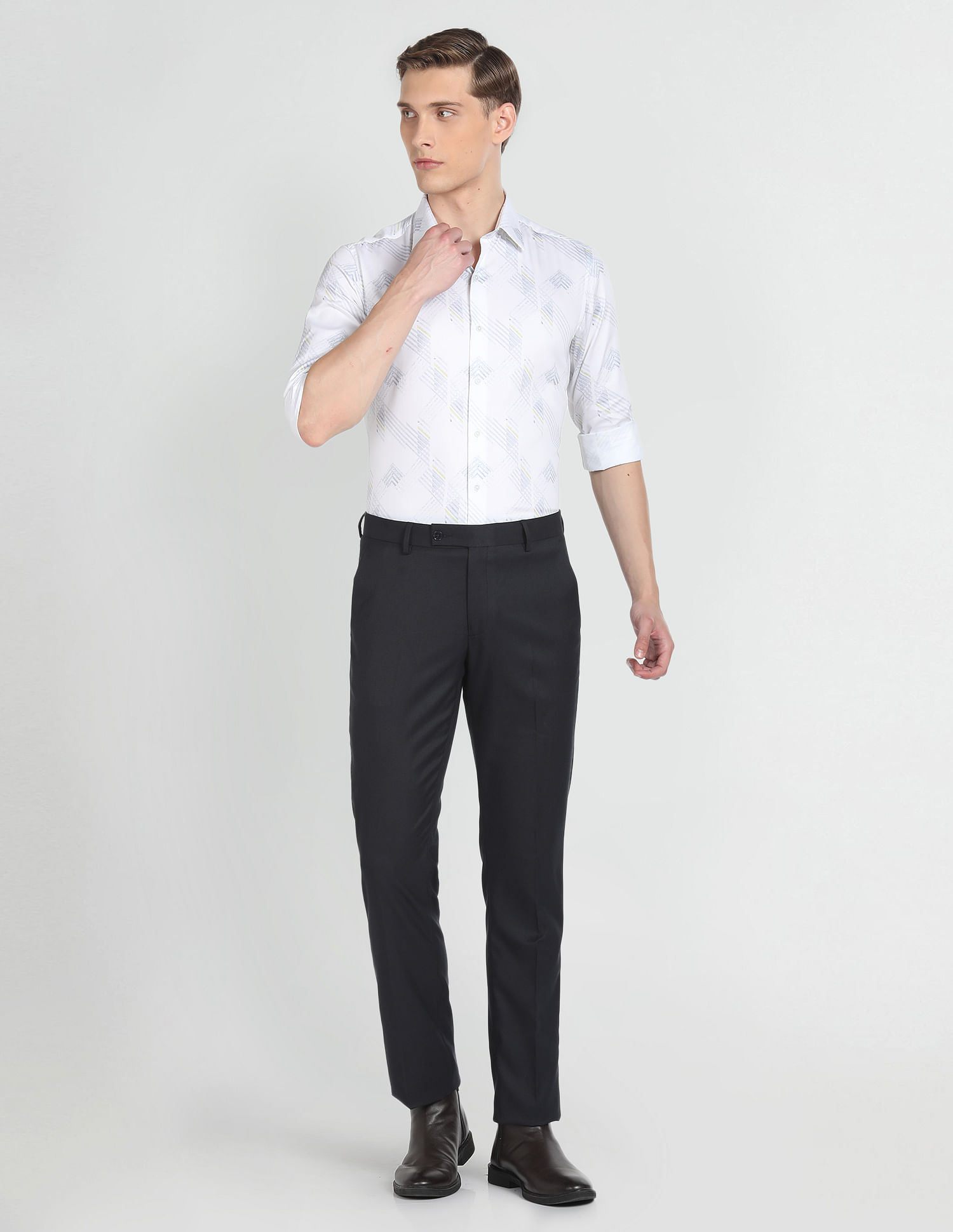 Arrow Newyork Manhattan Slim Fit Cotton Shirt