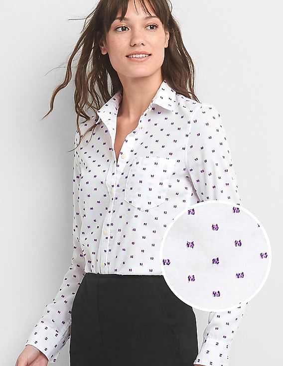 gap polka dot shirt