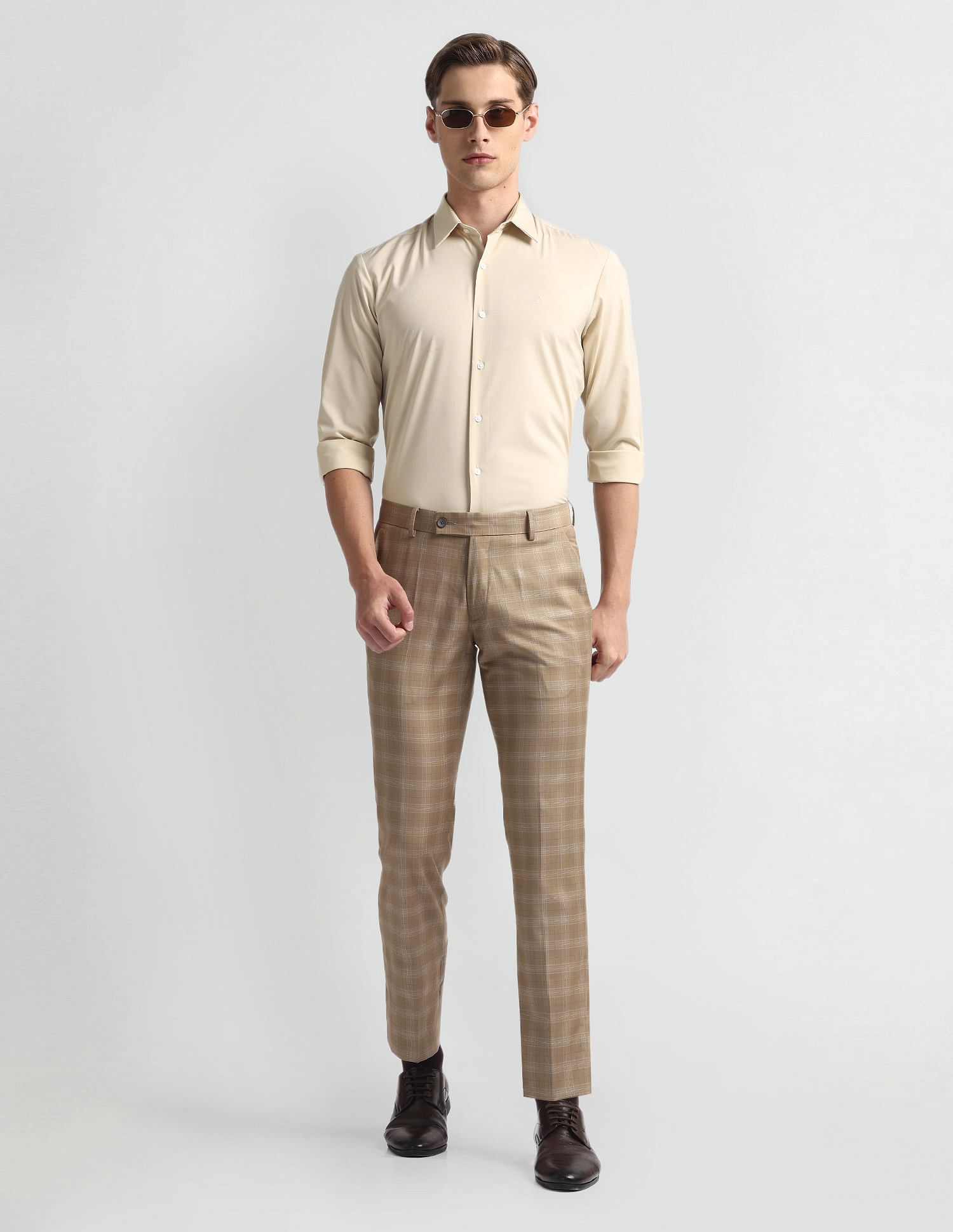 Arrow Newyork Manhattan Slim Fit Twill Shirt