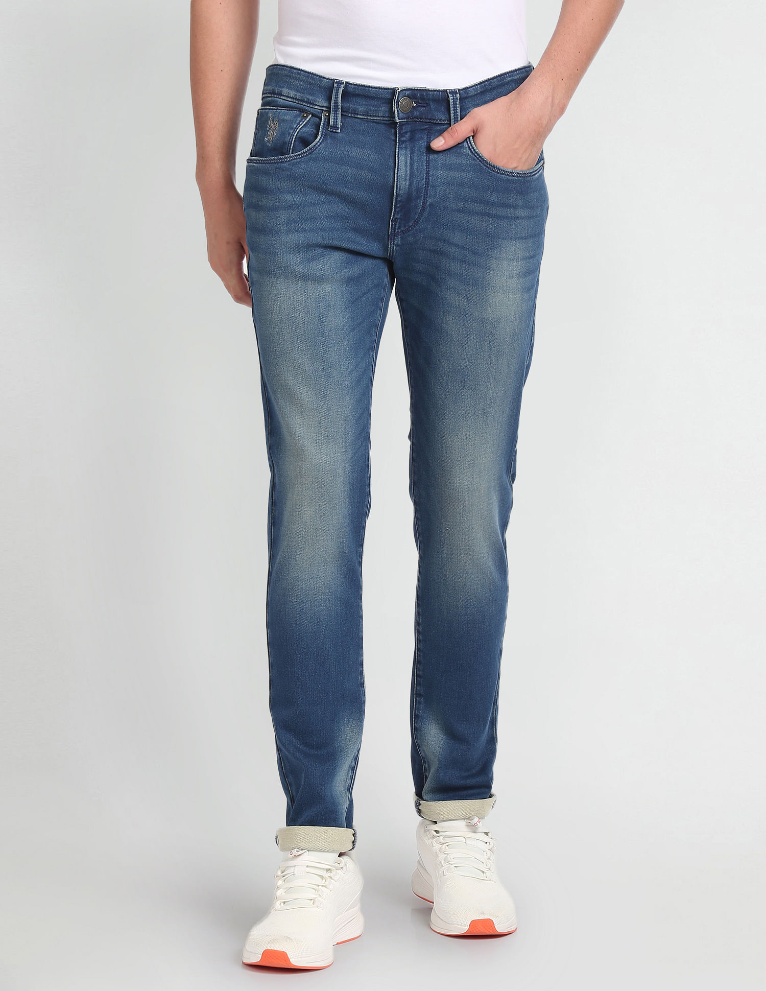 U.S. Polo Assn. Denim Co. Brandon Slim Tapered Fit Blue Jeans