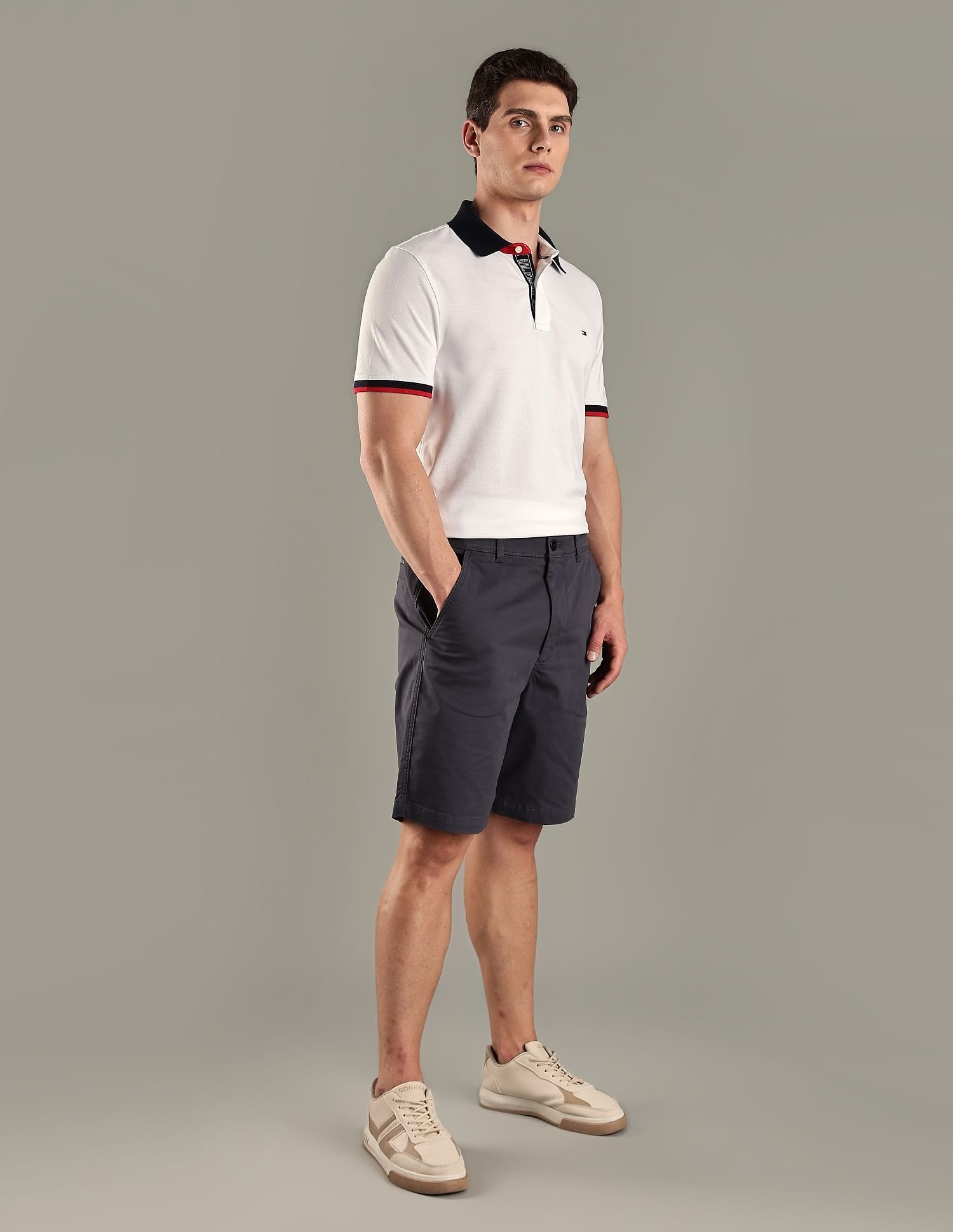Tommy Hilfiger Regular-Fit Solid Cotton Polo T-Shirt