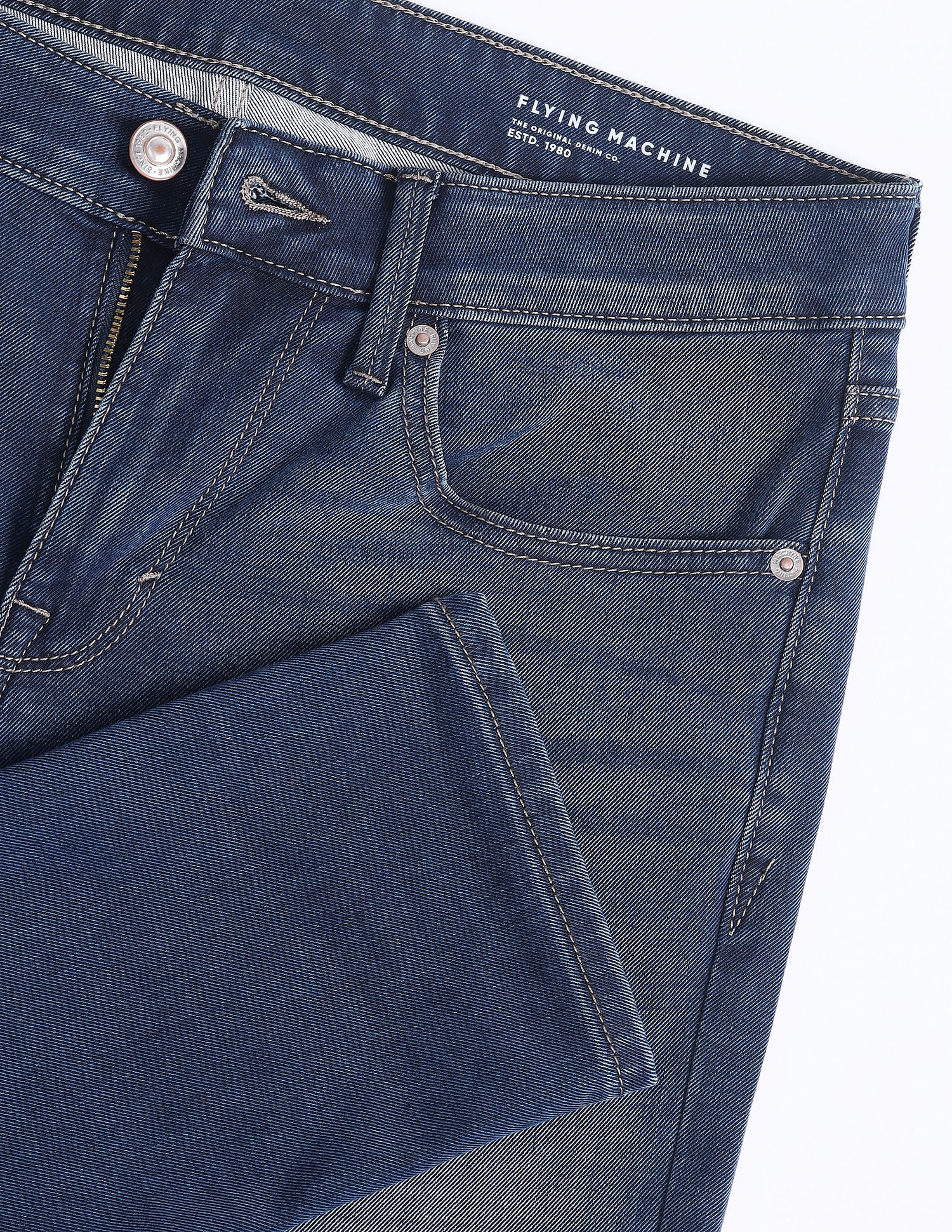Flying Machine Jackson Super Skinny Whiskered Jeans