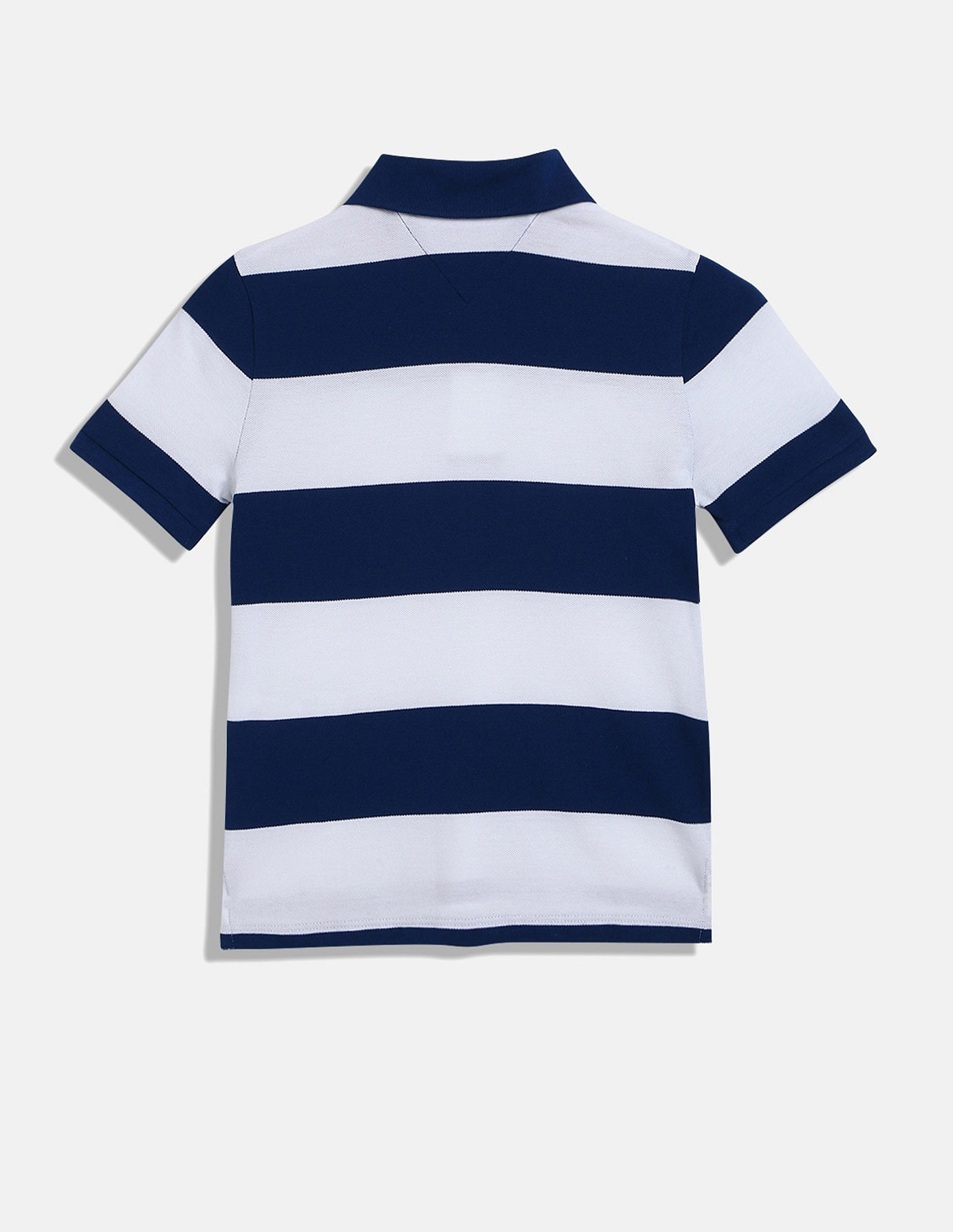 Tommy Hilfiger Kids Boys Multi Colorblock-Striped T-shirt for Fun Look
