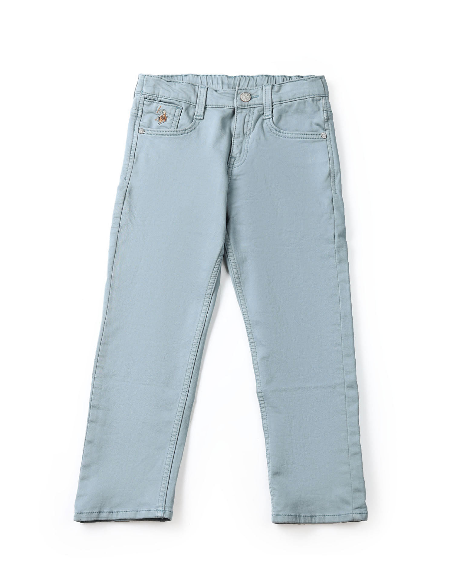 U.S. Polo Assn. Kids Boys Relaxed Fit Mid Rise Jeans