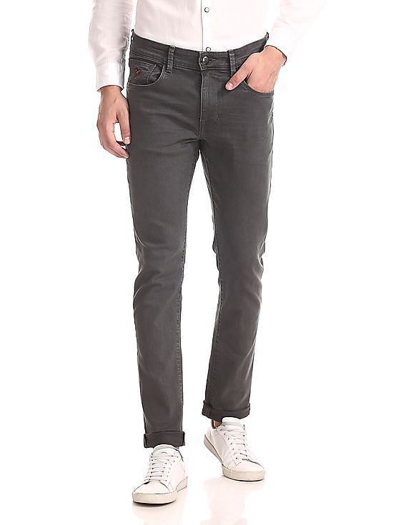 U.S. Polo Assn. Denim Co. Brandon Slim Tapered Fit Grey Jeans