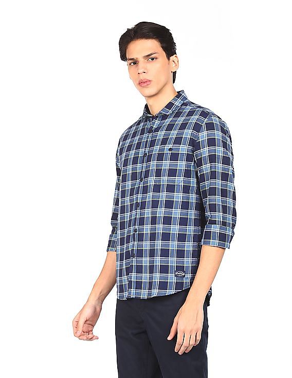 Flying Machine Long Sleeves Striped Shirt
