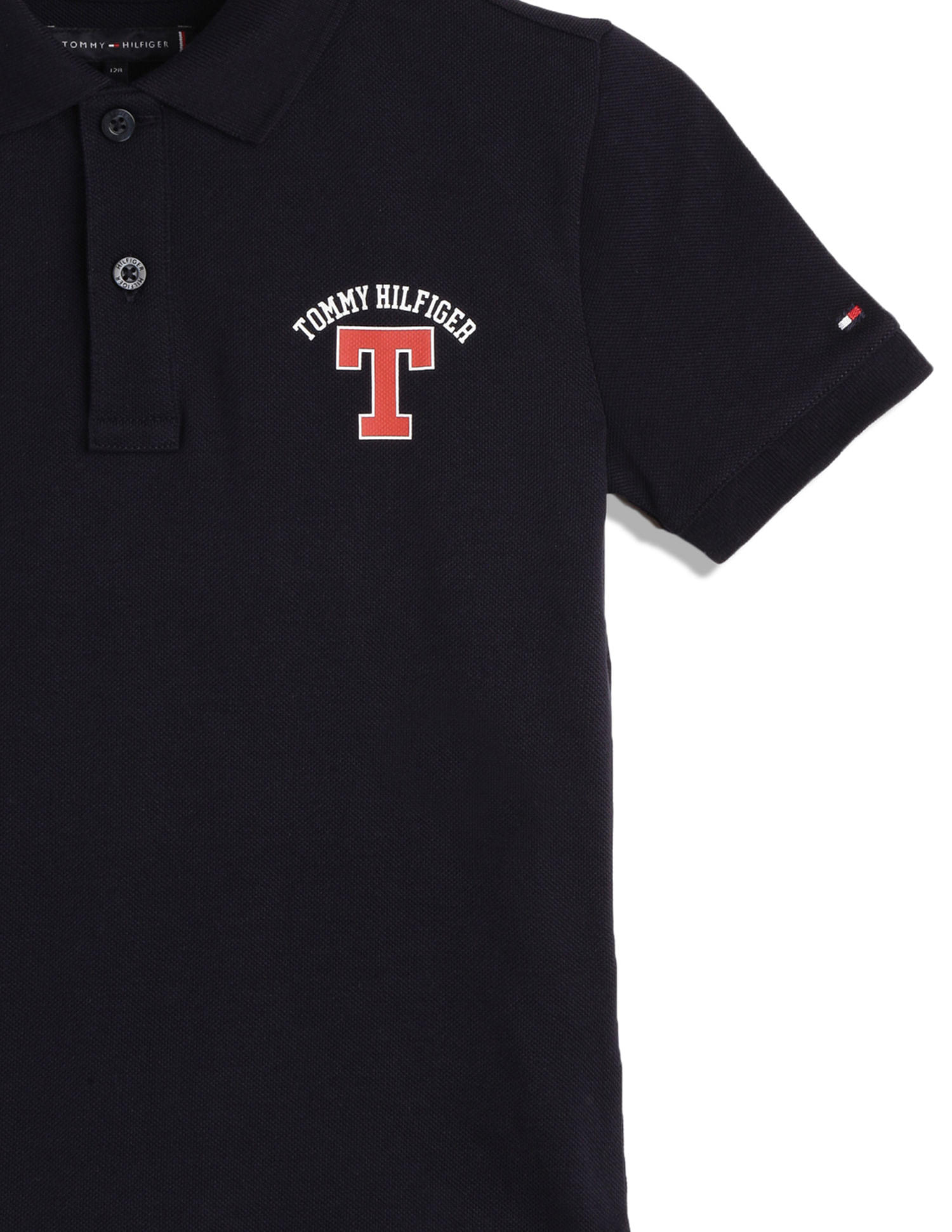 Tommy Hilfiger Kids Boys Varsity Badge Polo Shirt