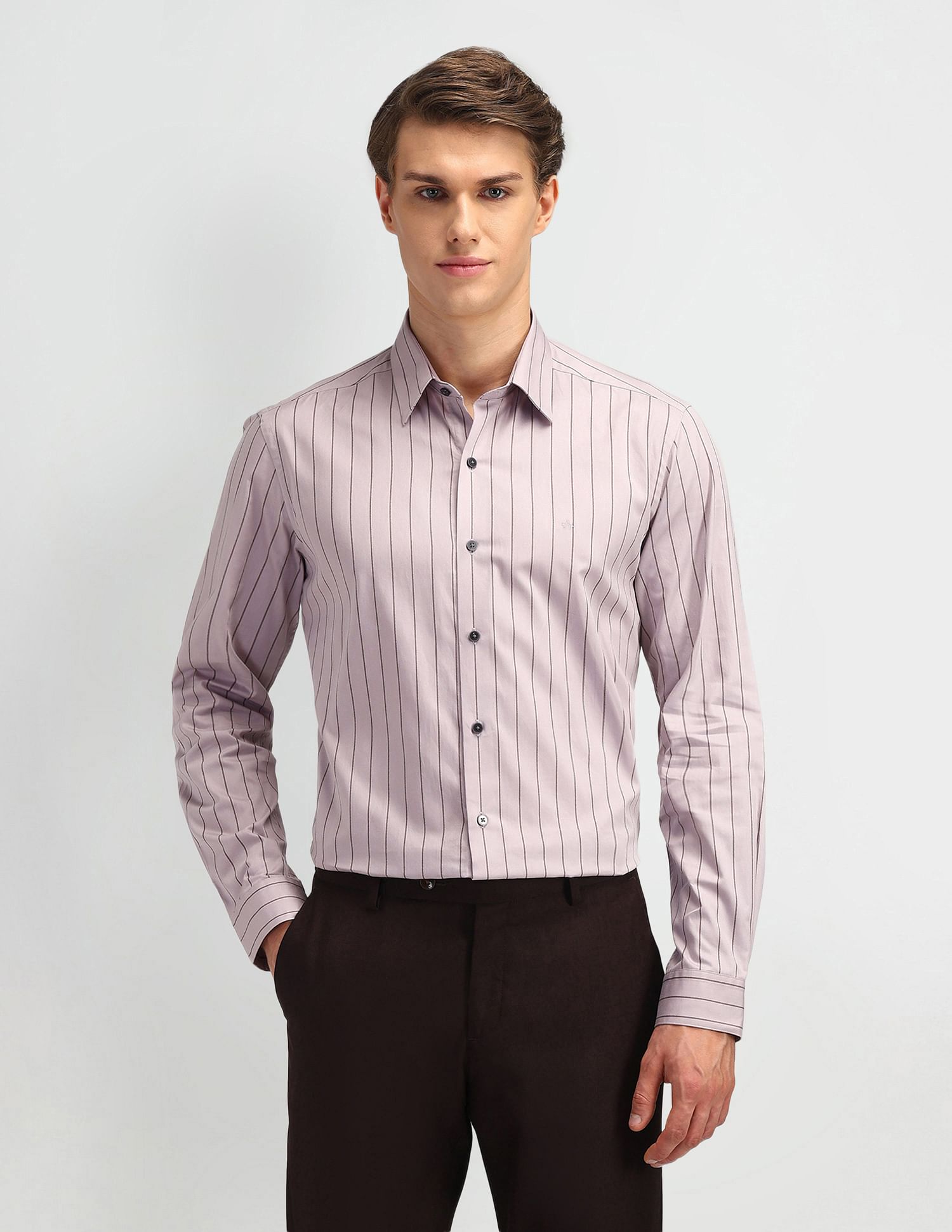 Arrow Newyork Manhattan Slim Fit Cotton Shirt