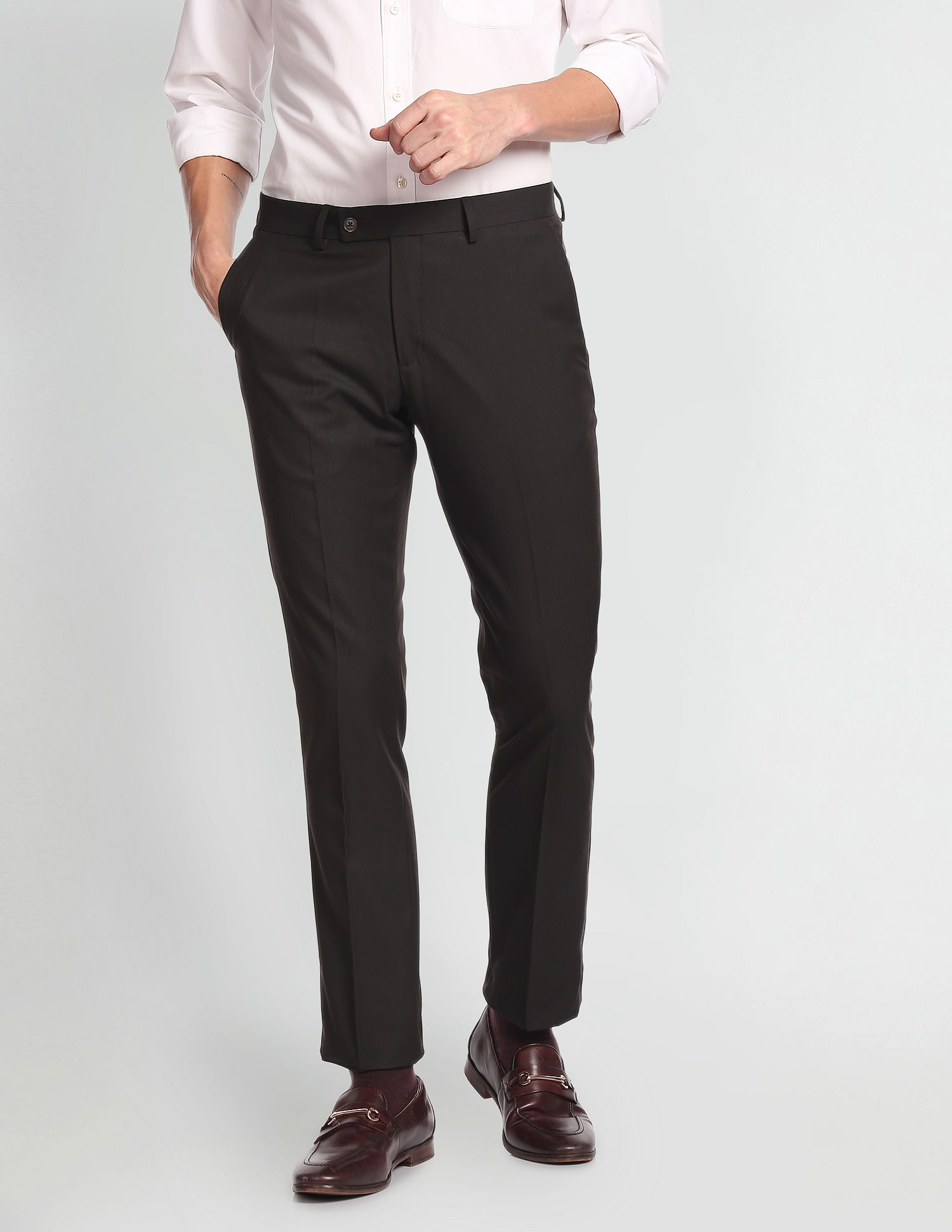 Hobbs Kaya Capri Trousers, White at John Lewis & Partners