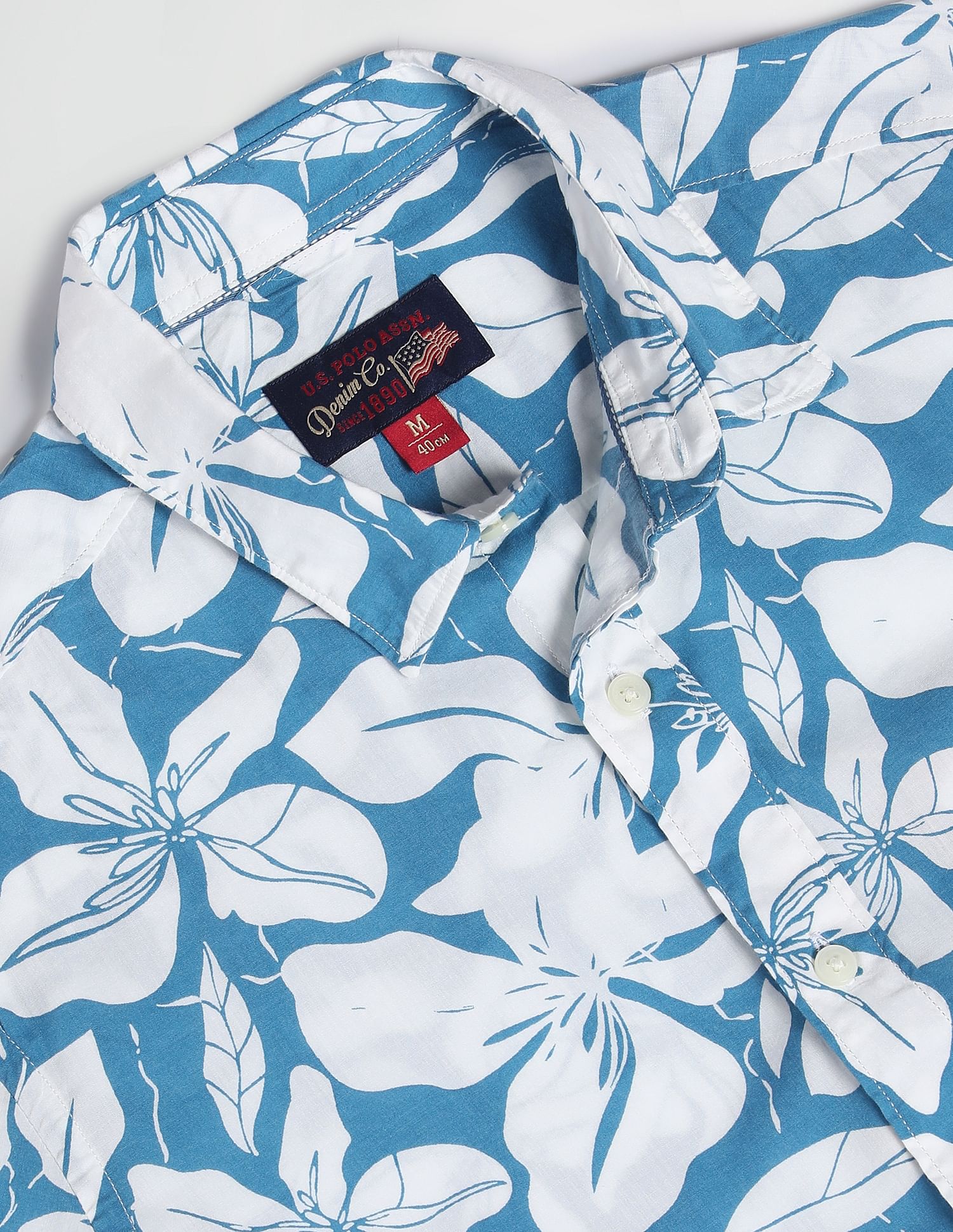 U.S. Polo Assn. Denim Co. Floral Print Cotton Shirt