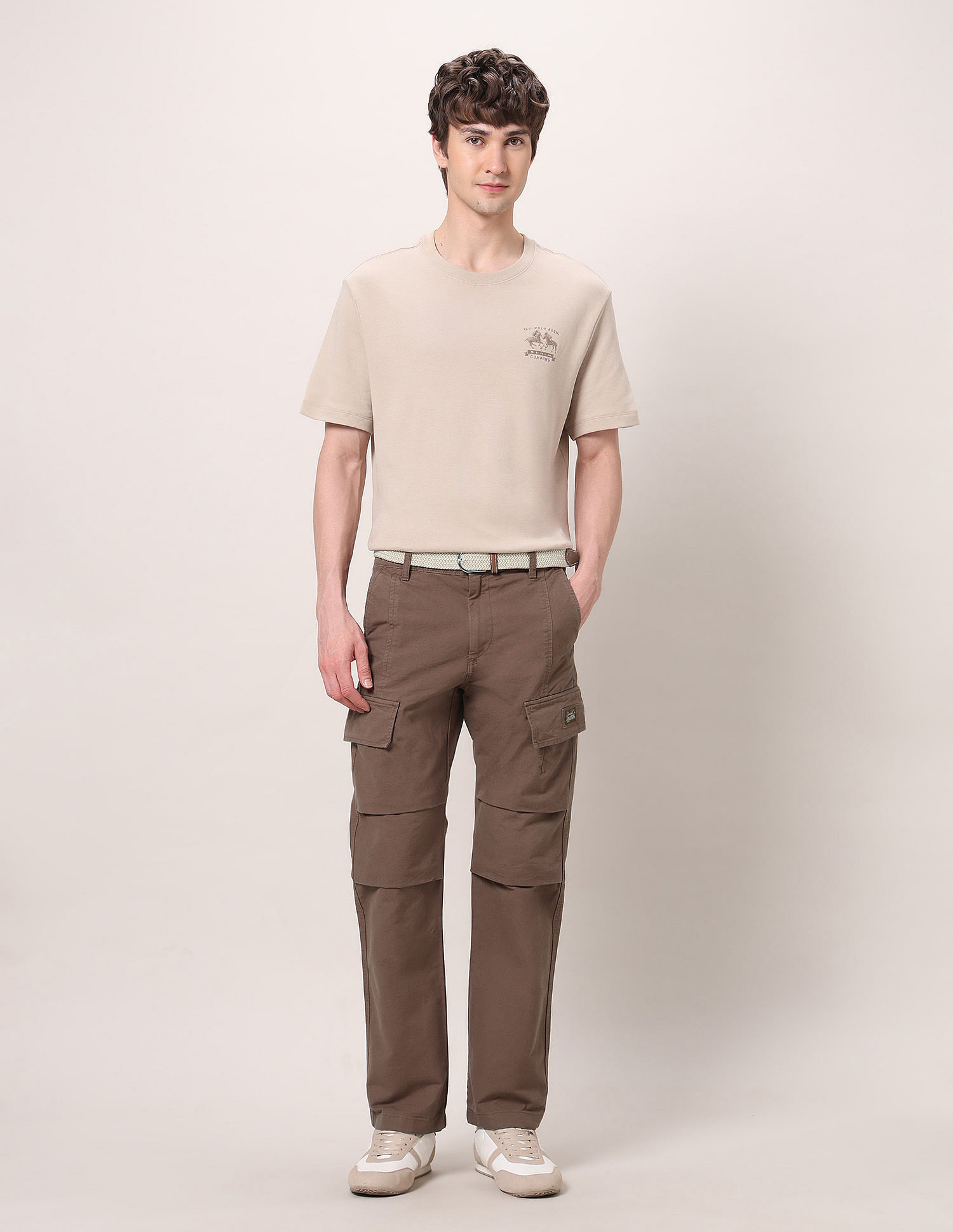 U.S. Polo Assn. Denim Co. Straight Fit Cargo Trousers