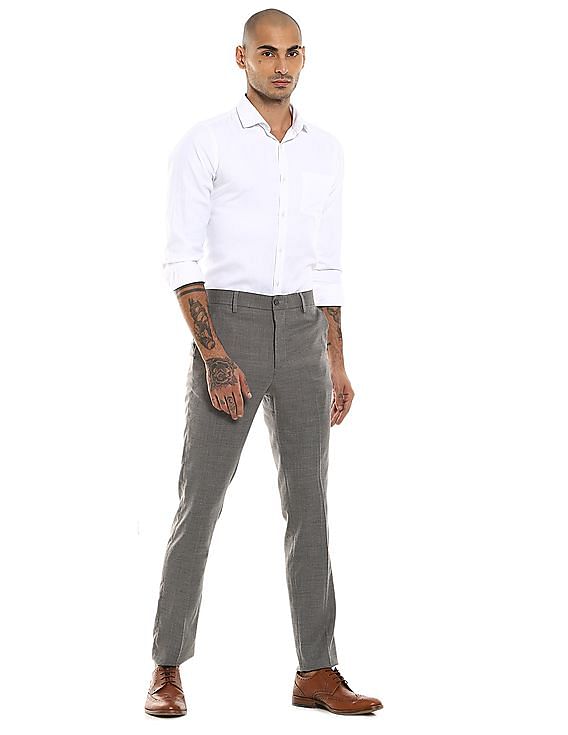 Buy Grey Trousers  Pants for Men by NETPLAY Online  Ajiocom