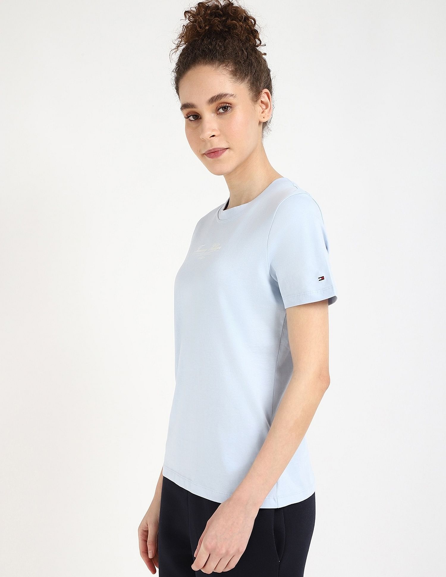 Tommy Hilfiger Logo Regular-Fit Cotton T-Shirt