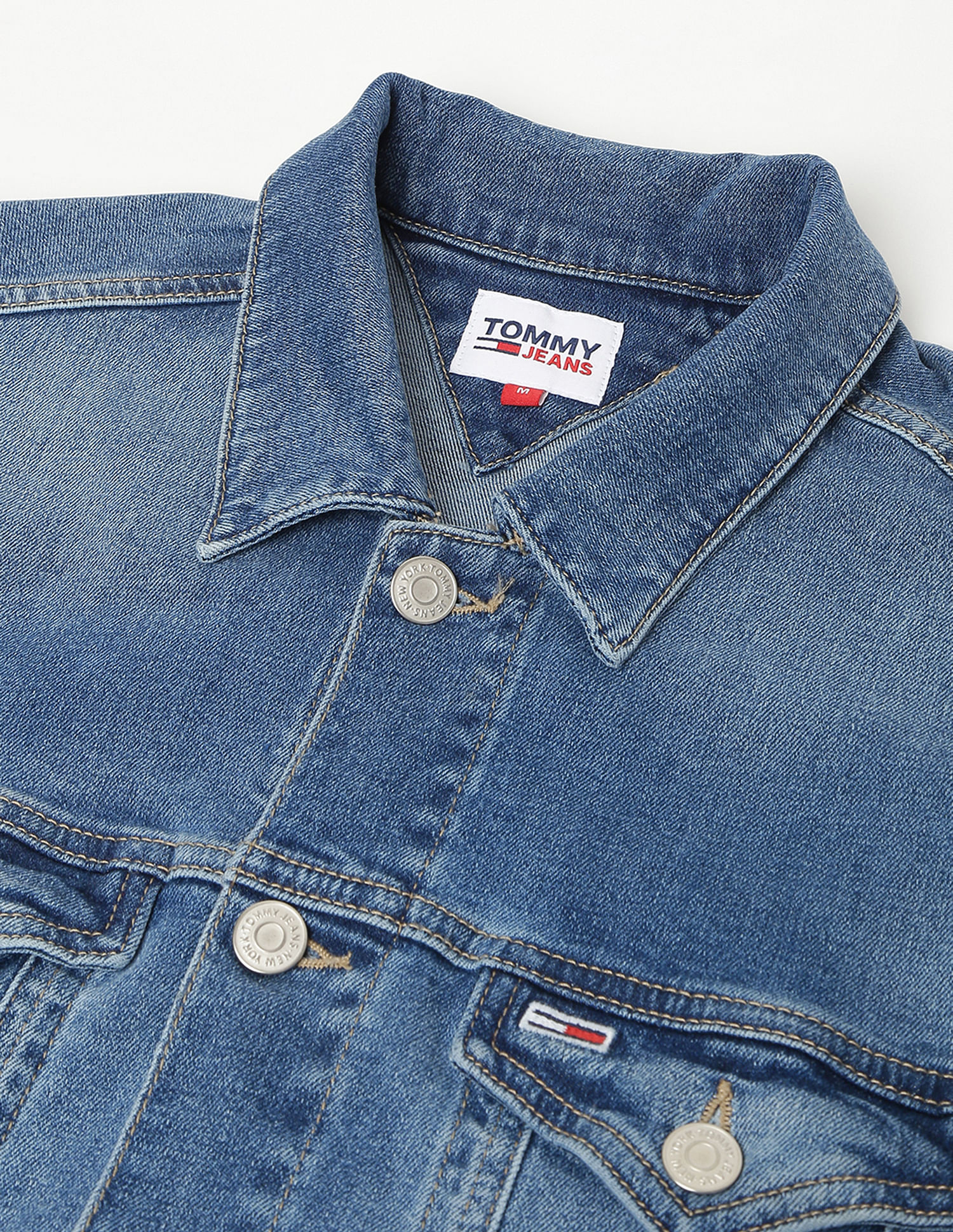 Tommy Jeans Plus Denim jacket - denim light/light-blue denim - Zalando.co.uk