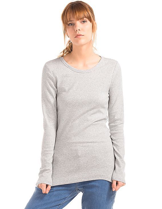 Gap womens modern long sleeve crew tee new arrivals