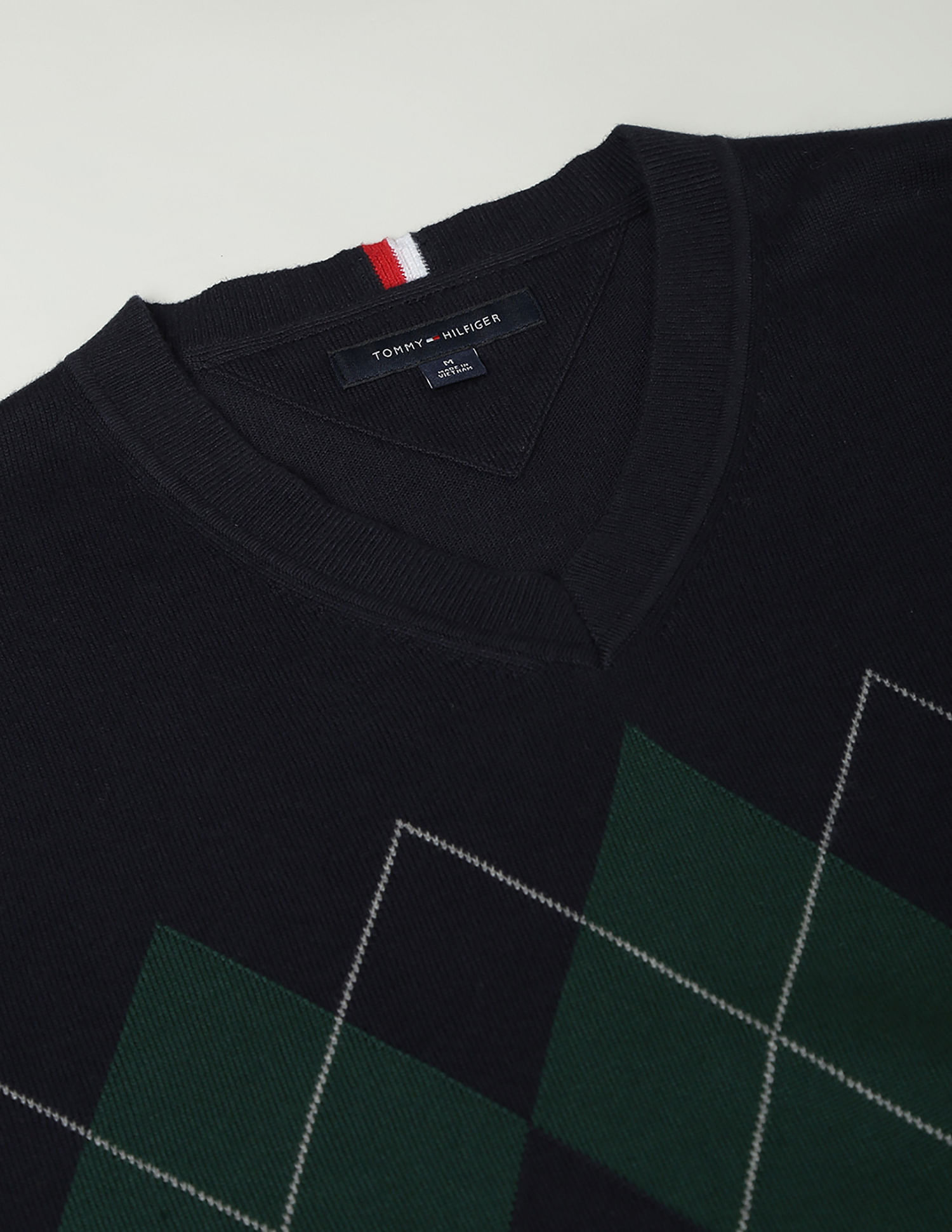 Tommy Hilfiger V-Neck Cotton Arthur Sweater