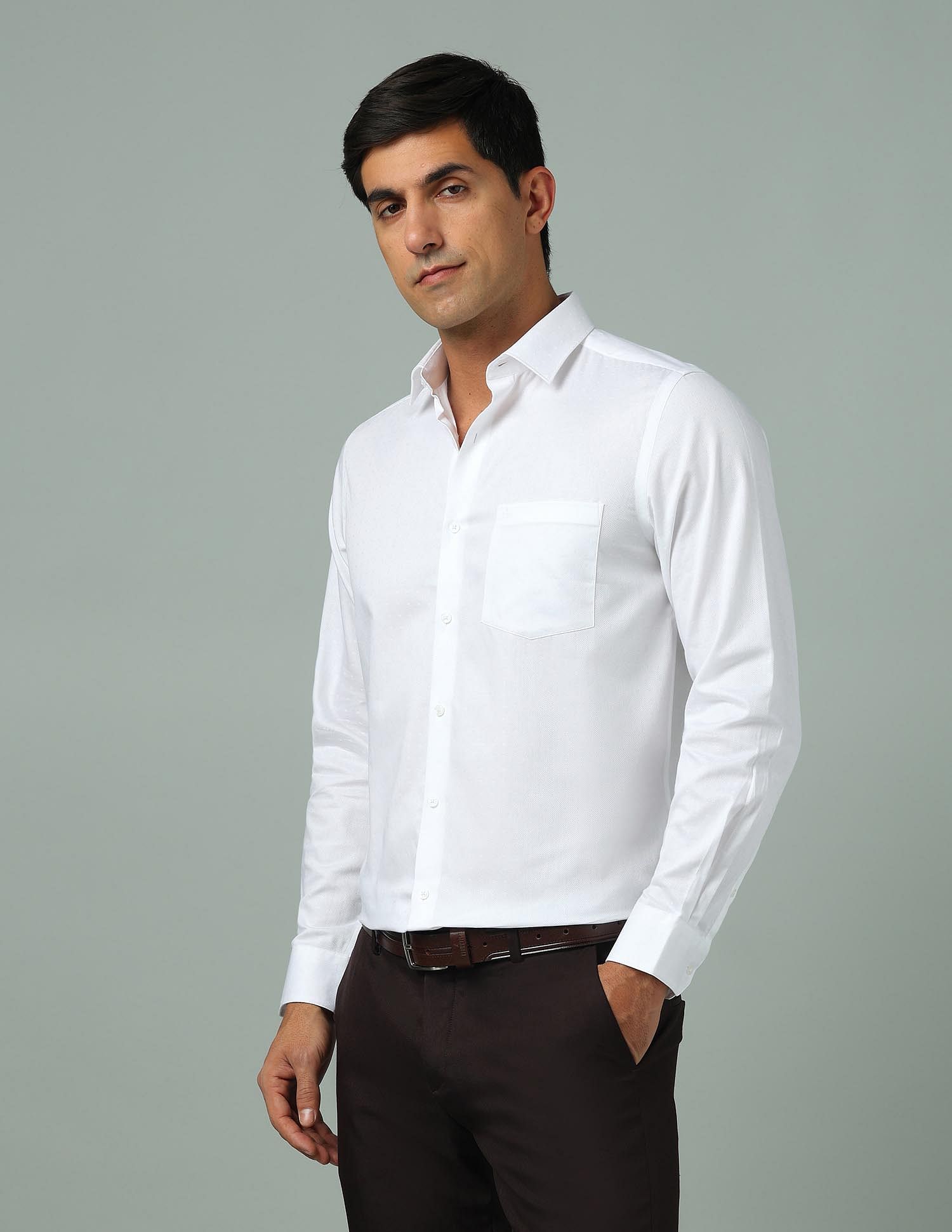 Arrow Iconic Liberty Classic Regular Fit Solid Shirt