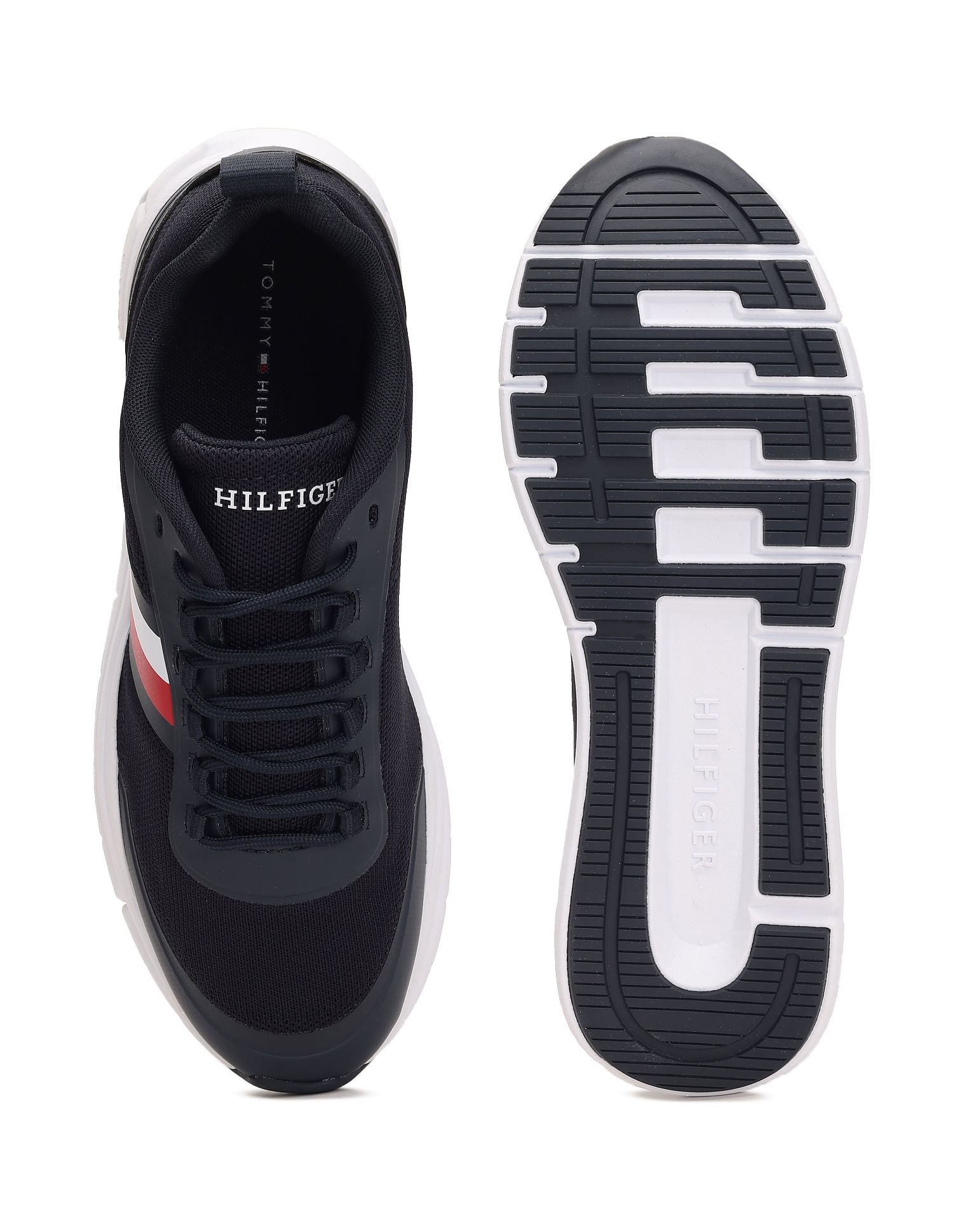 Tommy Hilfiger Men Modern Brand Stripe Runner Sneakers