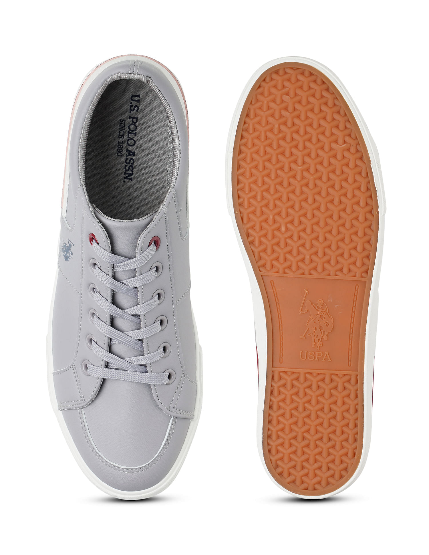 U.S. Polo Assn. Men Clarkin 7.0 Colourblocked Sneakers