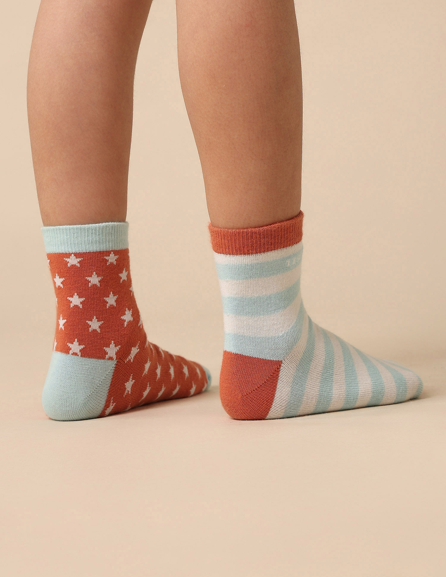 U.S. Polo Assn. Boys High-Ankle Length KS005 Socks - Pack Of 3