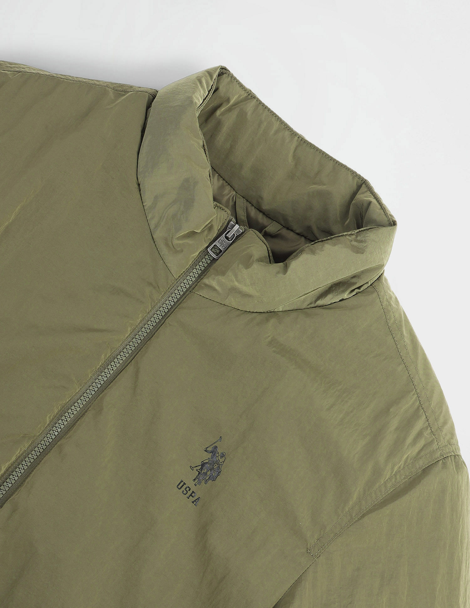 U.S. Polo Assn. Denim Co. Solid High Neck Jacket