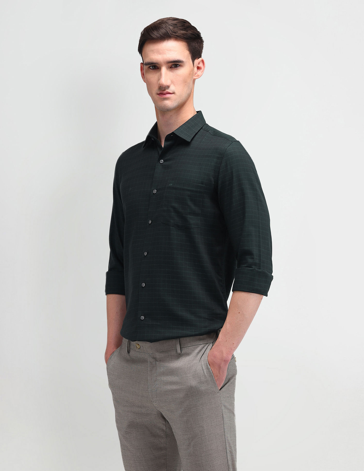 Arrow Liberty Classic Windowpane Checked Shirt