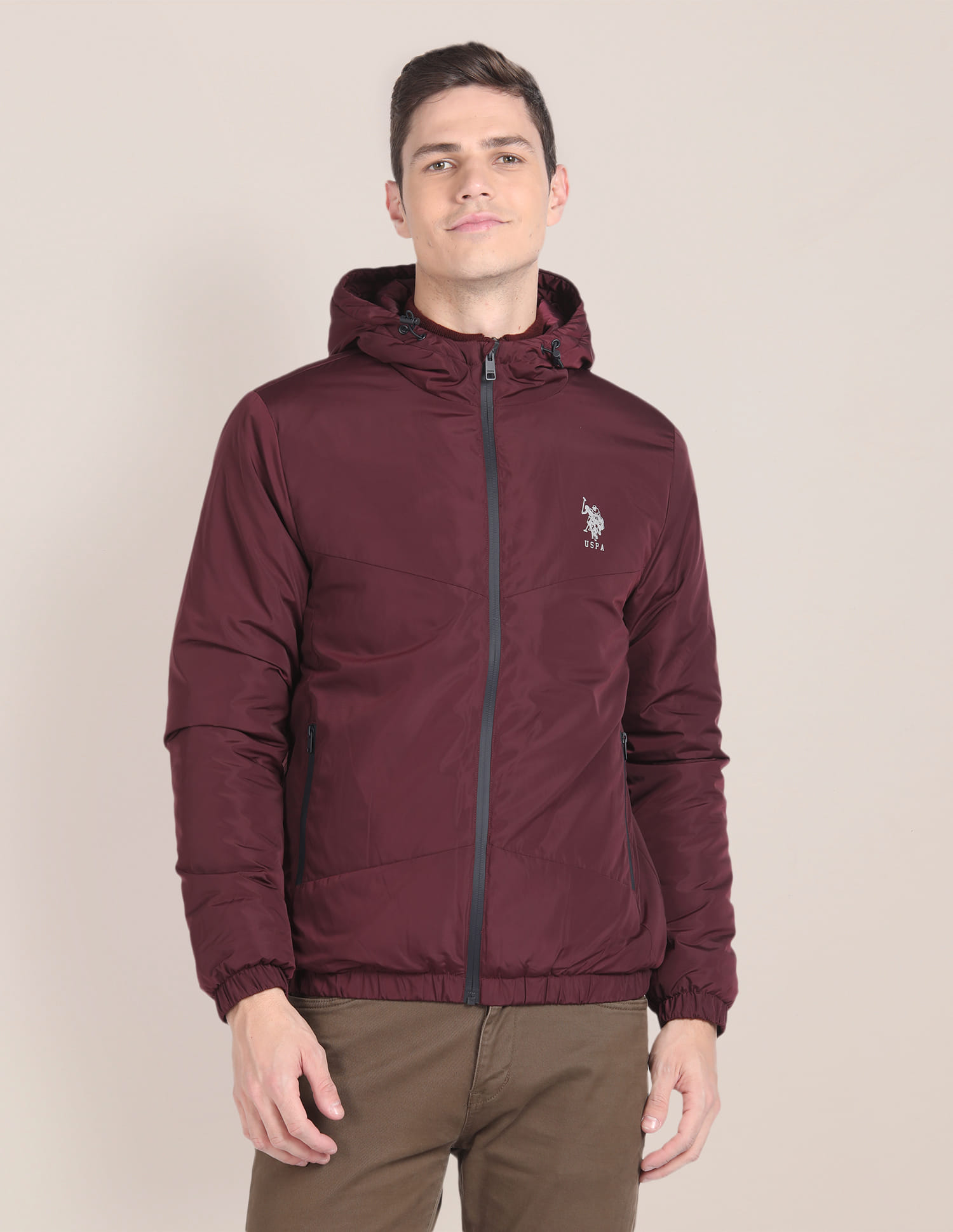 Padded Jacket Us Polo Double Sided Jacket POLO Men Solid