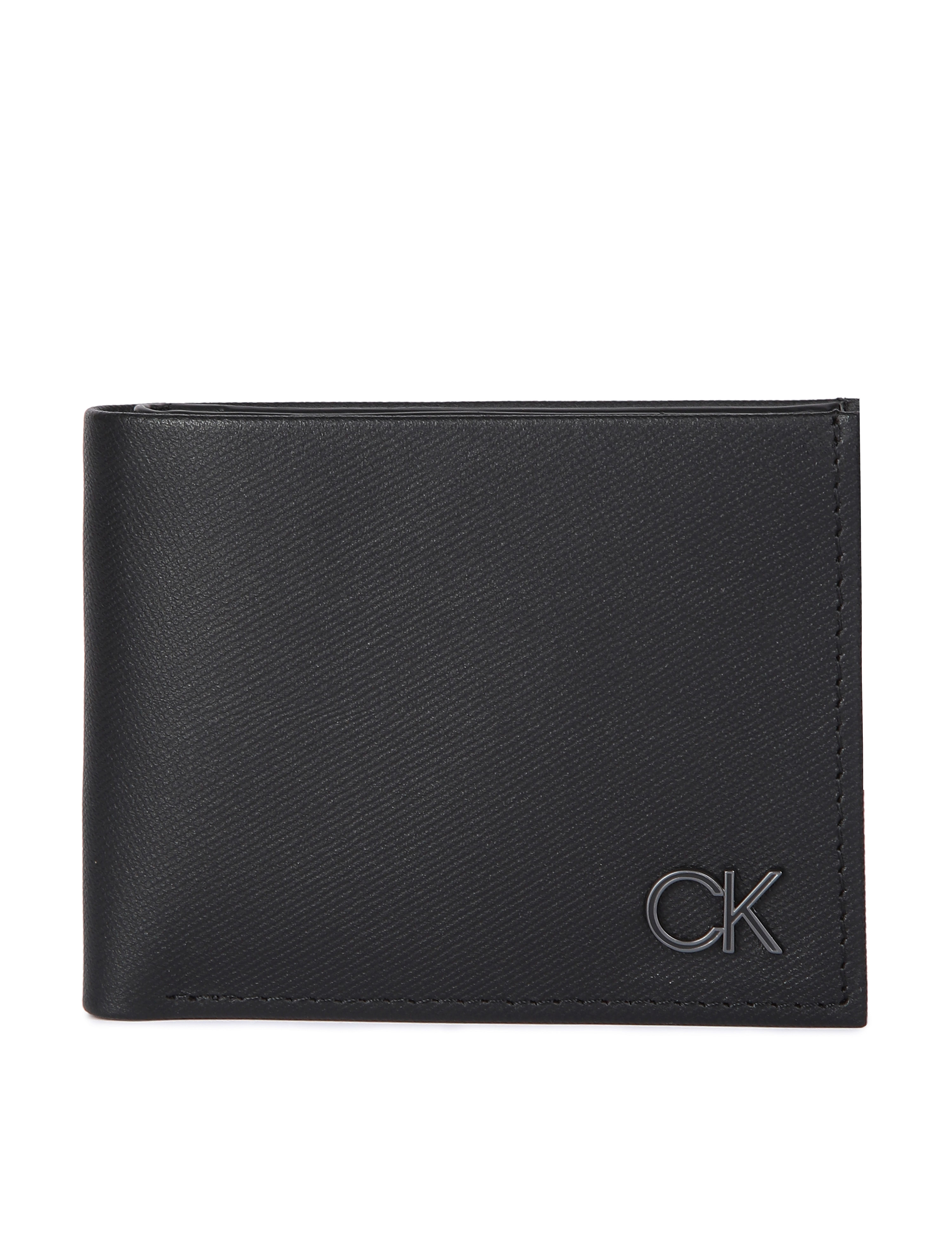 Buy Calvin Klein Jeans Men Black Bi-Fold Solid Wallet - NNNOW.com