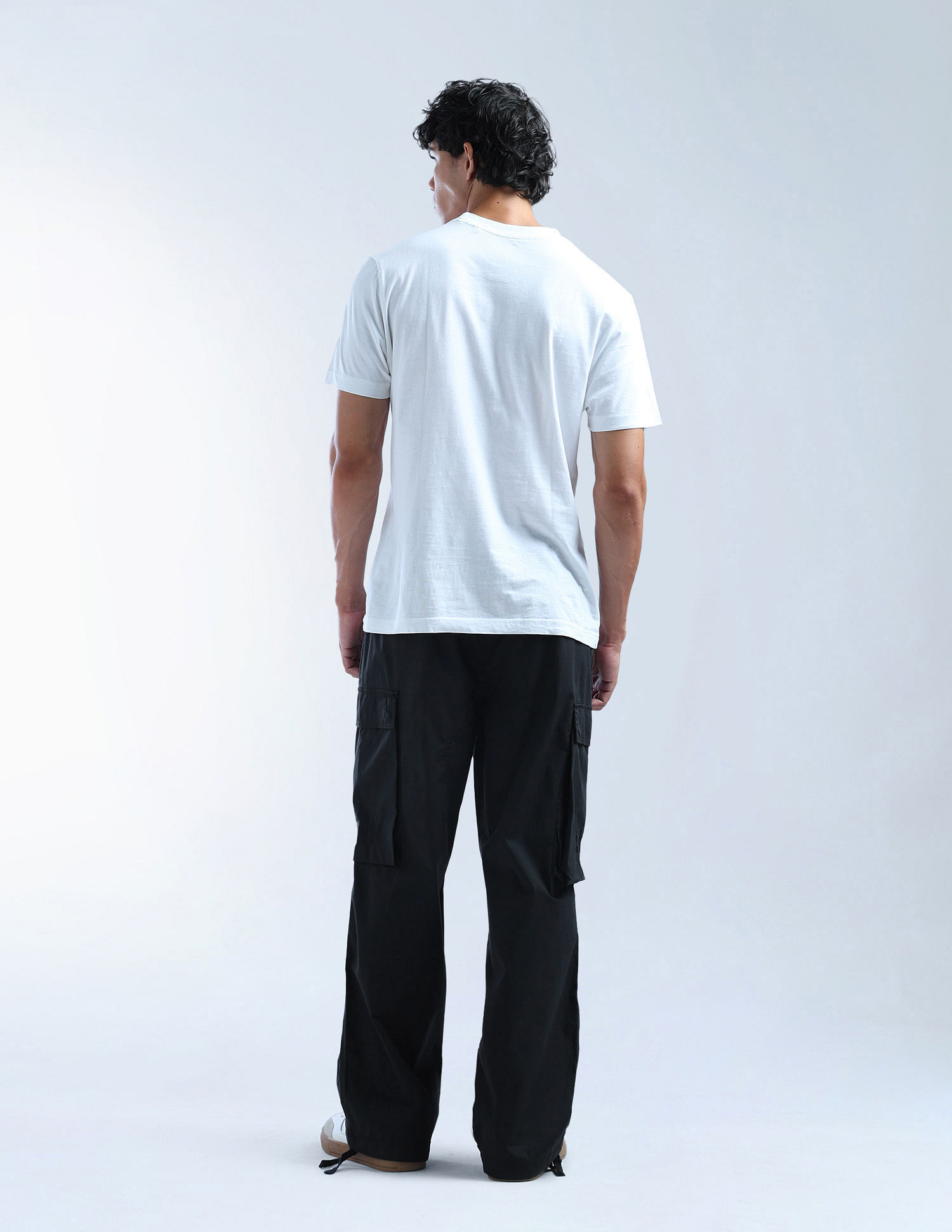 Flying Machine Solid Relaxed Tapered Fit Cargos