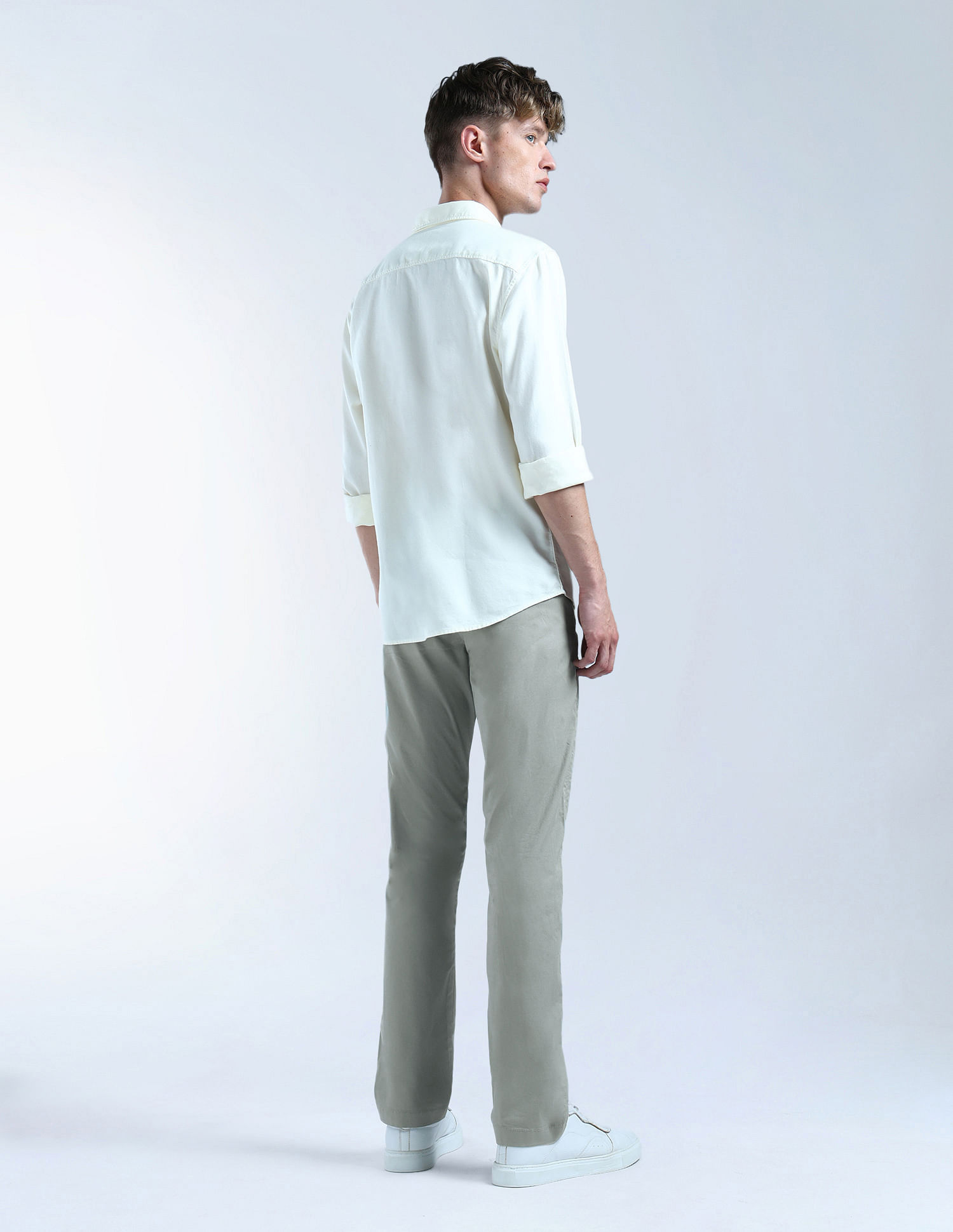 Flying Machine F-Jango Straight Fit Dobby Trousers