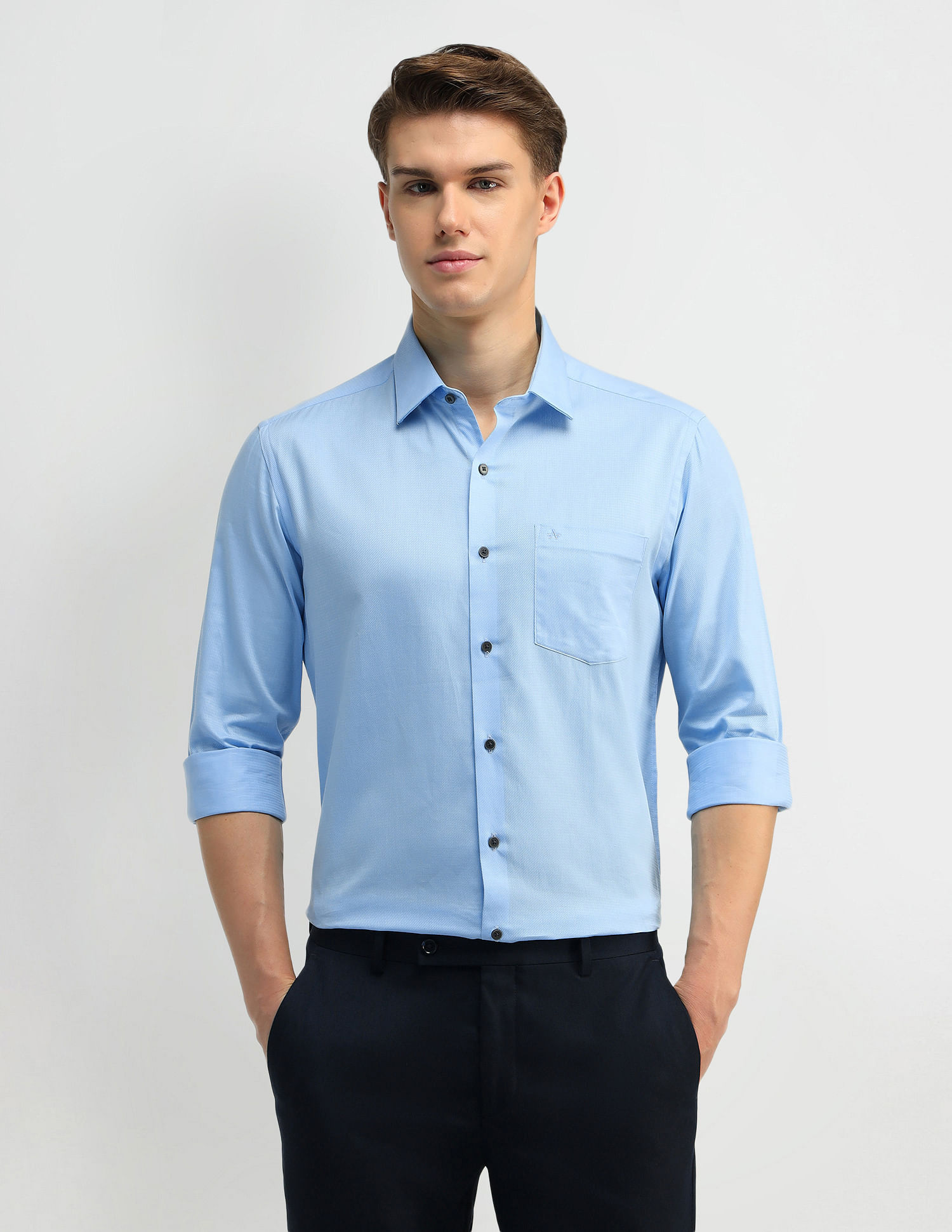 Arrow Manhattan Slim Fit Dobby Shirt