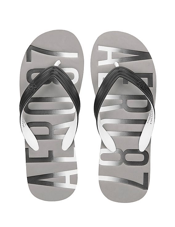 Aeropostale Stamped Flip Flops